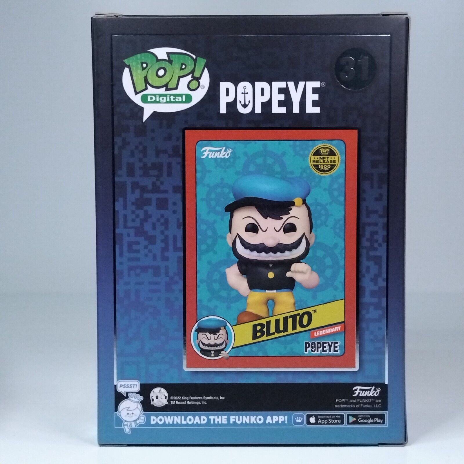 Funko Pop! Digital Animation Popeye Bluto 1,900 Pcs #31