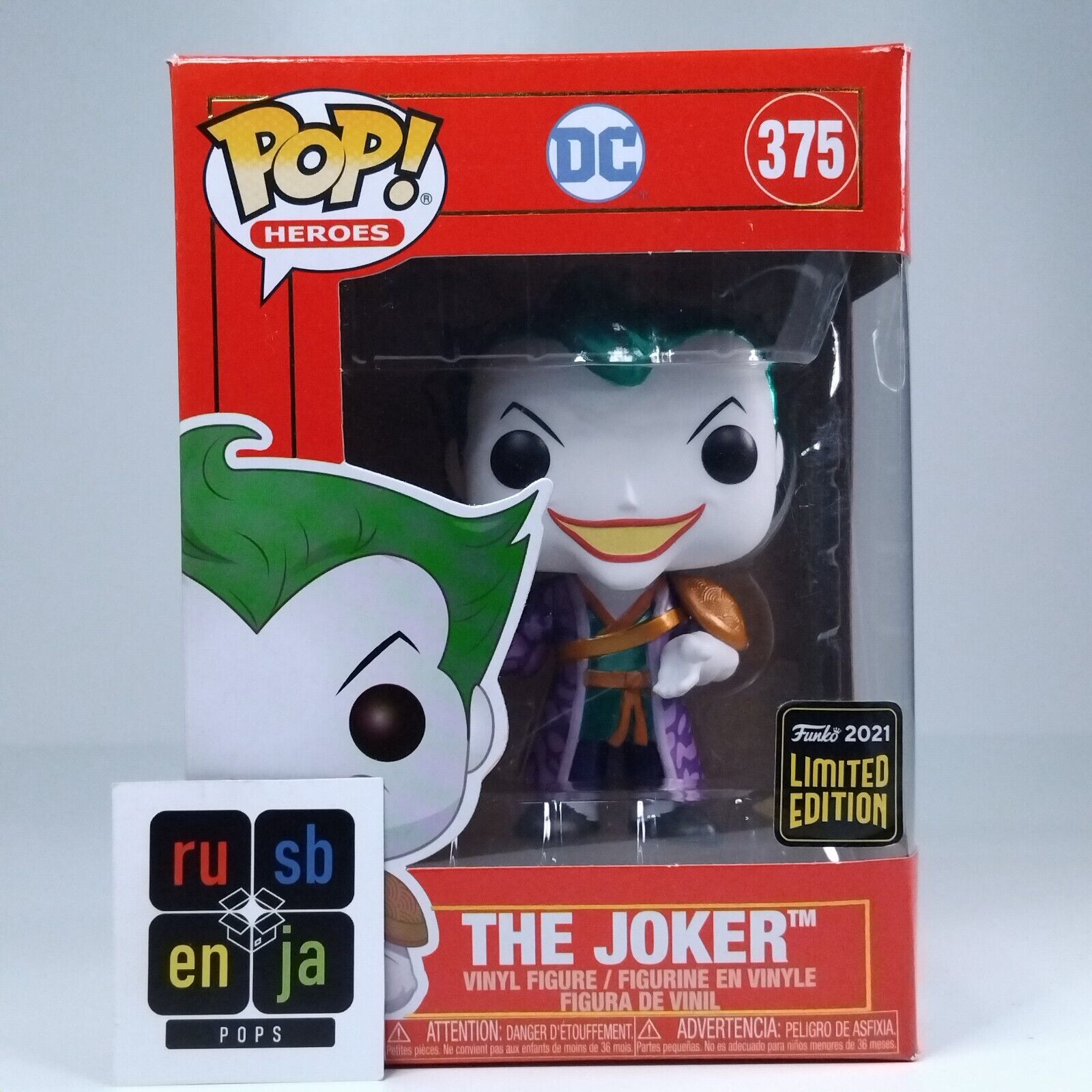 Funko Pop! DC Heroes Imperial Palace The Joker Metallic Limited Edition #375