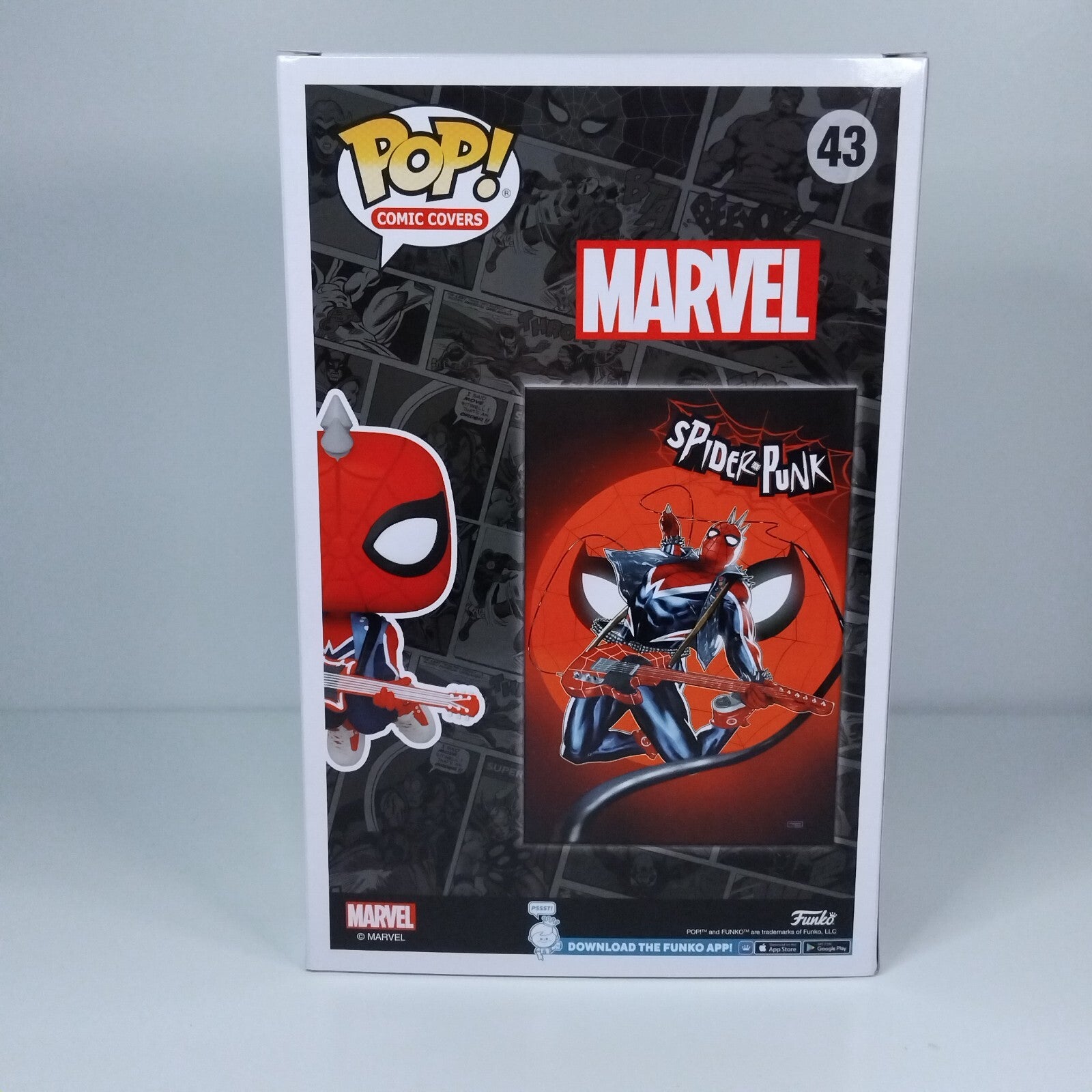 Funko Pop! Marvel Comic Covers Spider-Man Spider-Punk Special Edition #43