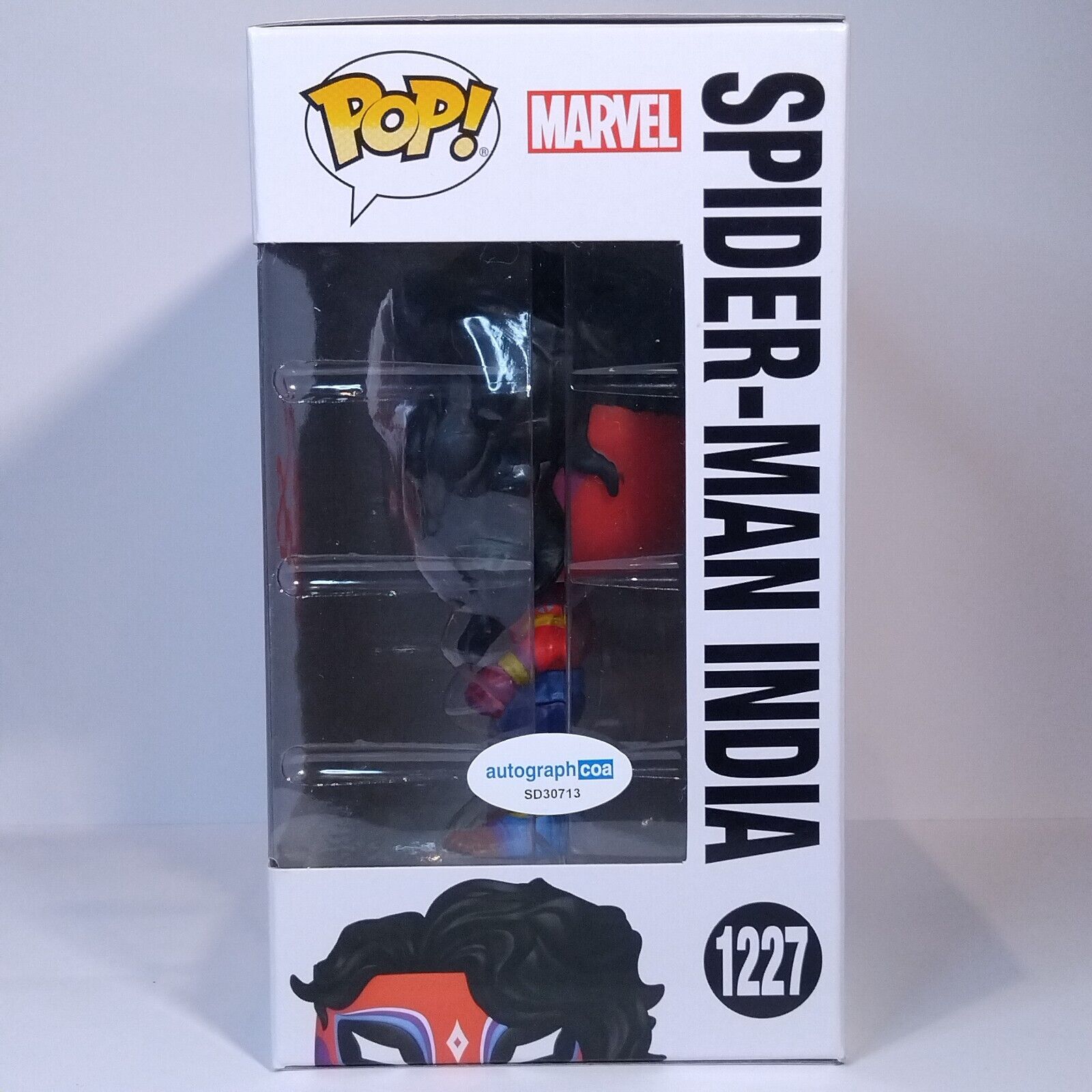 Funko Pop! Marvel Spider-Man India Signed Karan Soni COA #1227 WS