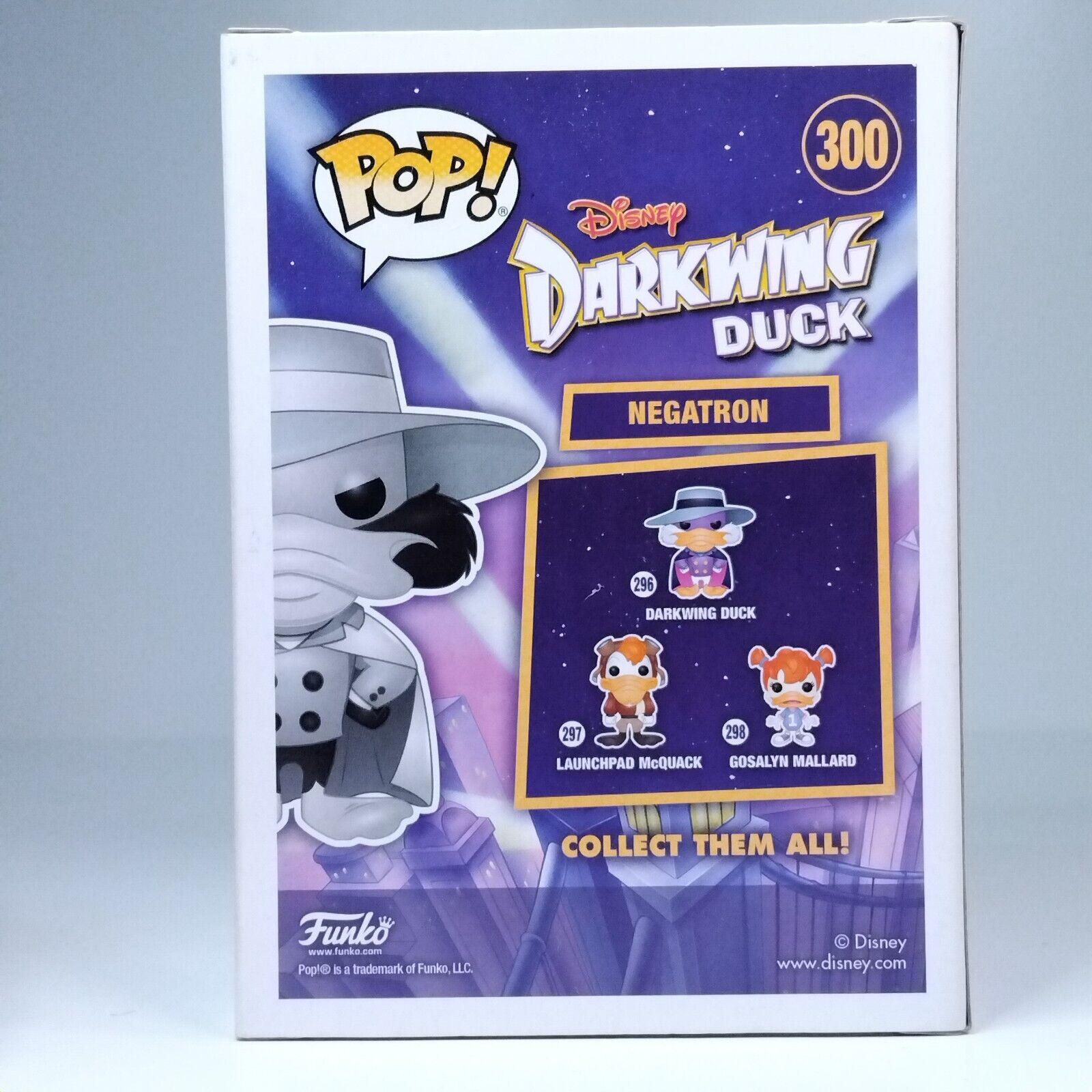 Funko Pop! Disney Darkwing Duck Negatron Glows Exclusive #300