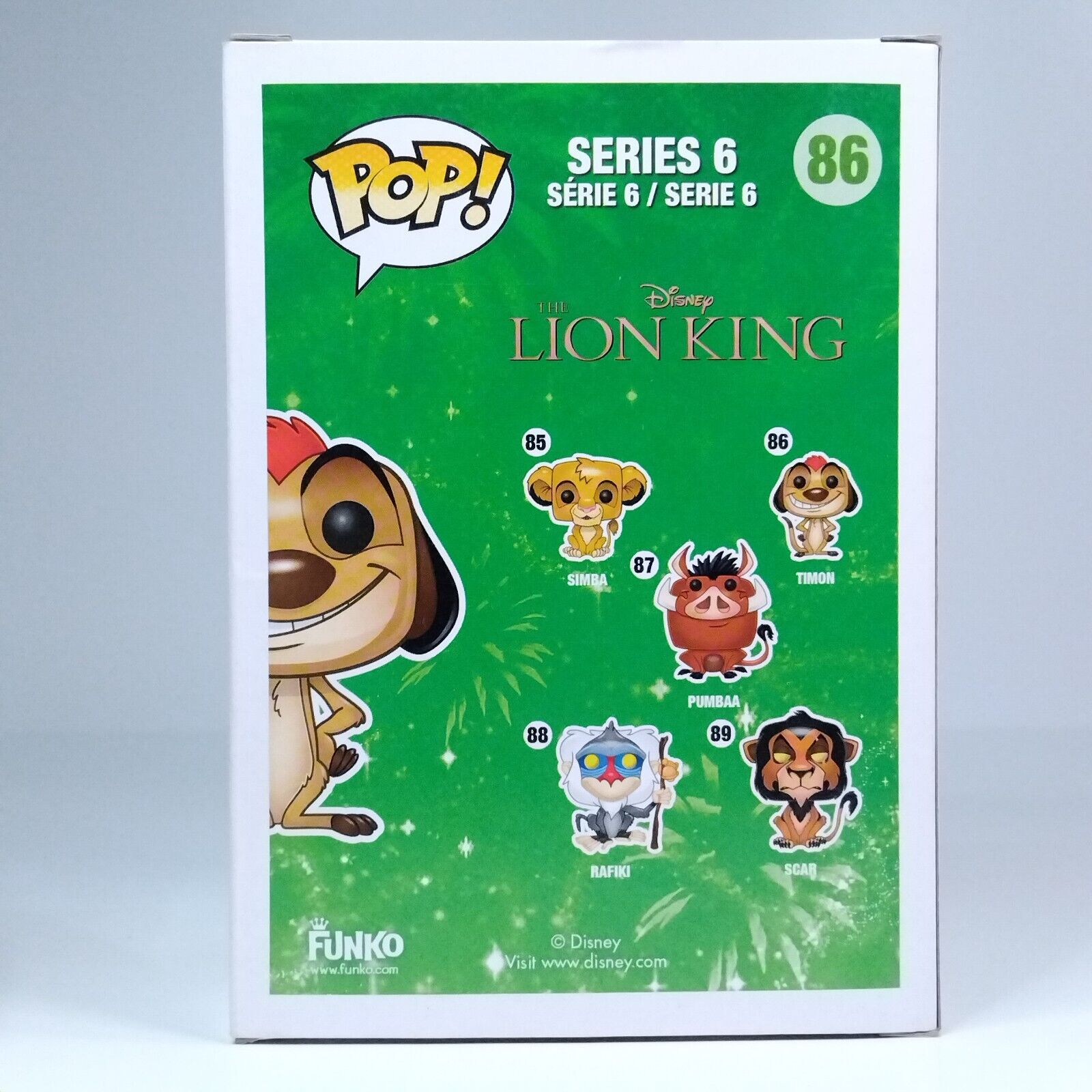 Funko Pop! Disney The Lion King Timon #86