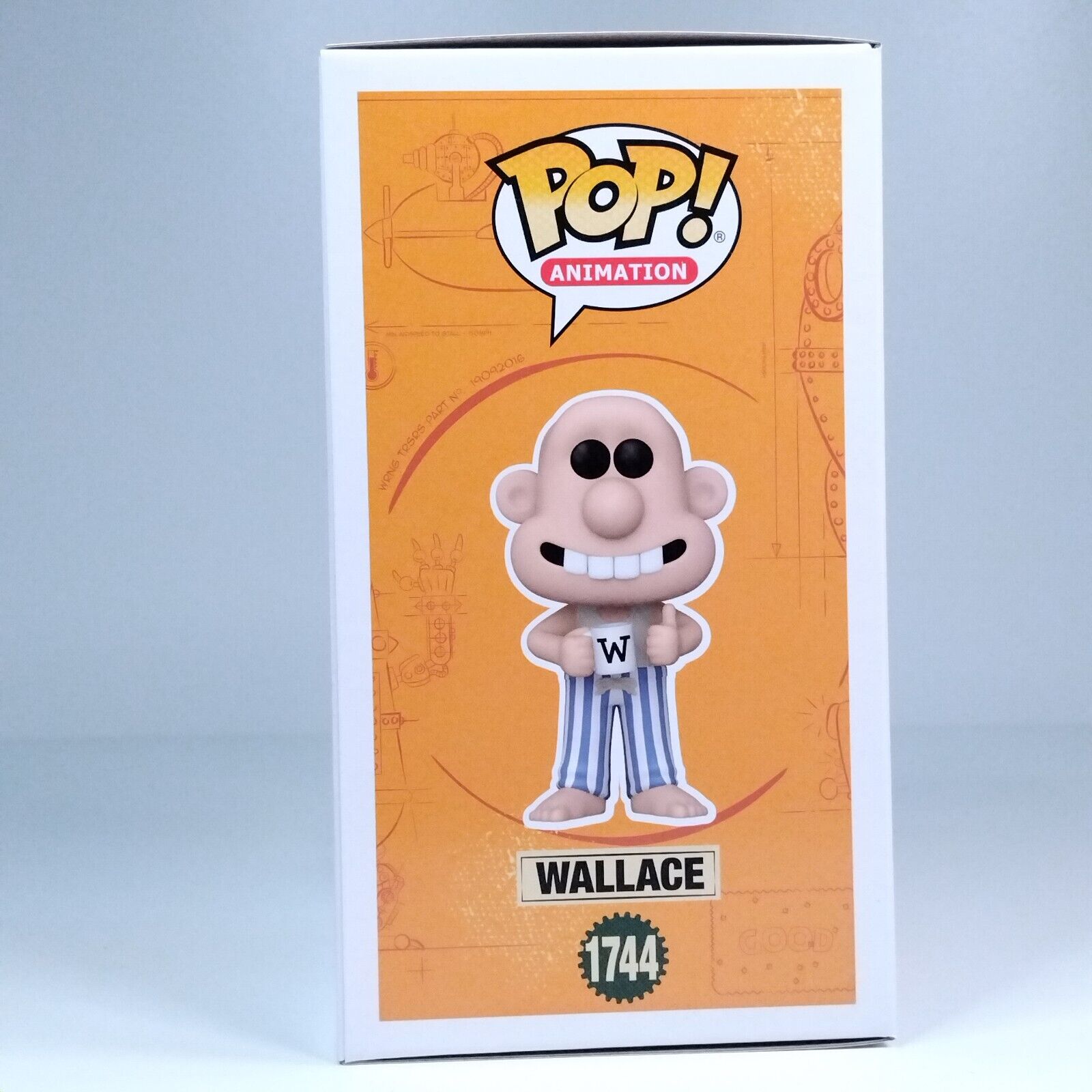 Funko Pop! Animation Wallace & Gromit Signed Ben Benjamin Whitehead COA #1744 WS