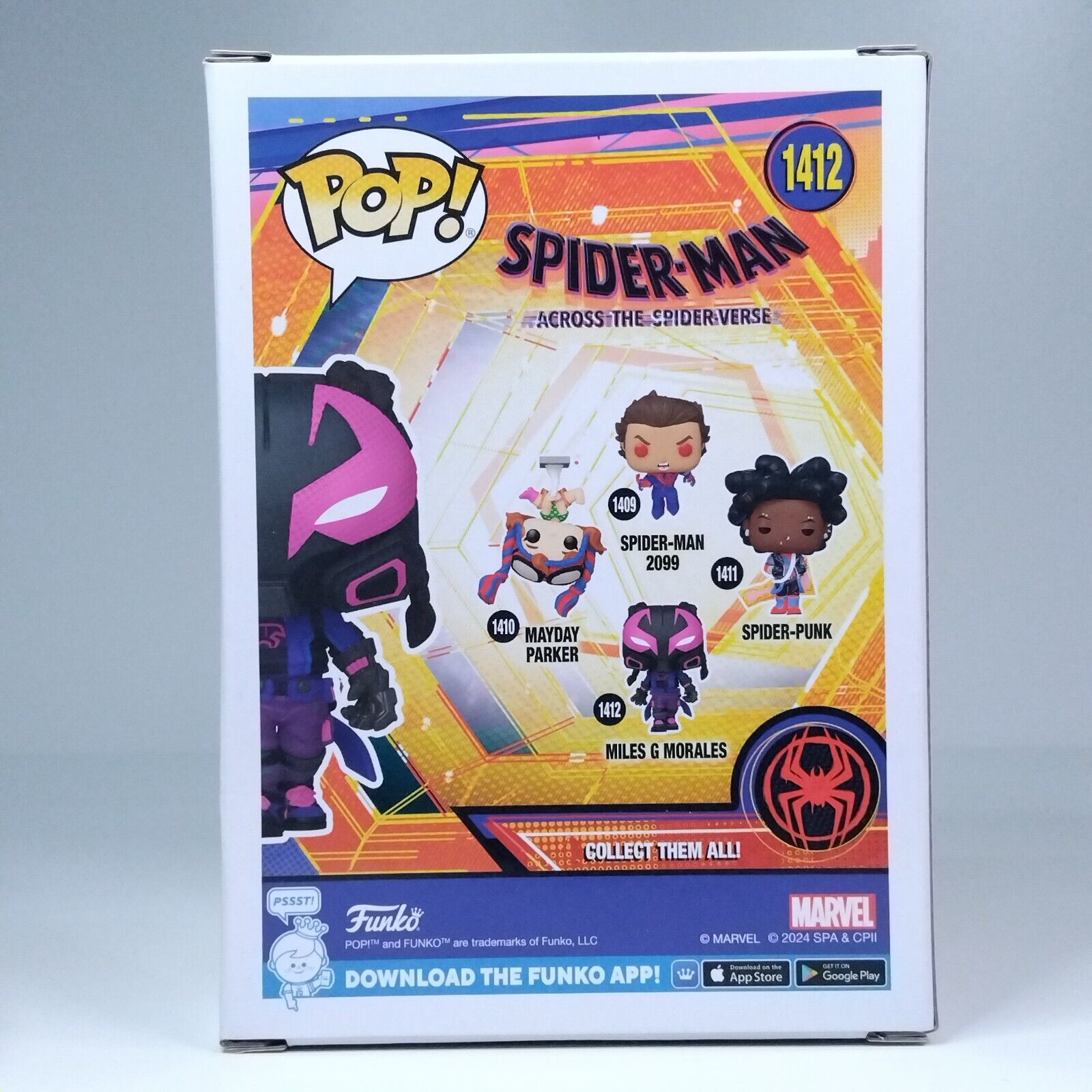 Funko Pop! Marvel Spider-Man Across the Spider-verse Miles G Morales #1412