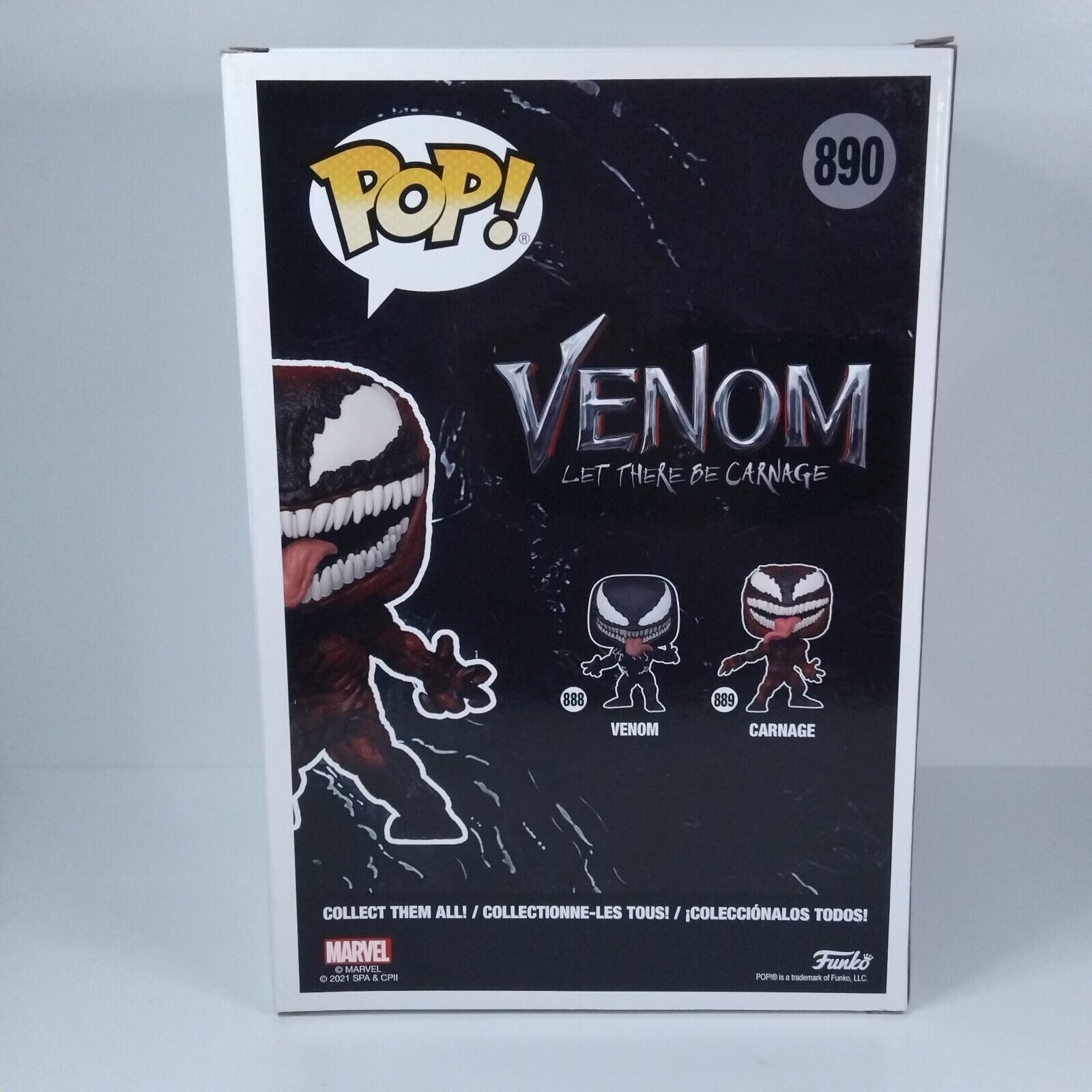 Funko Pop! Marvel Venom Carnage 10" Inch #890