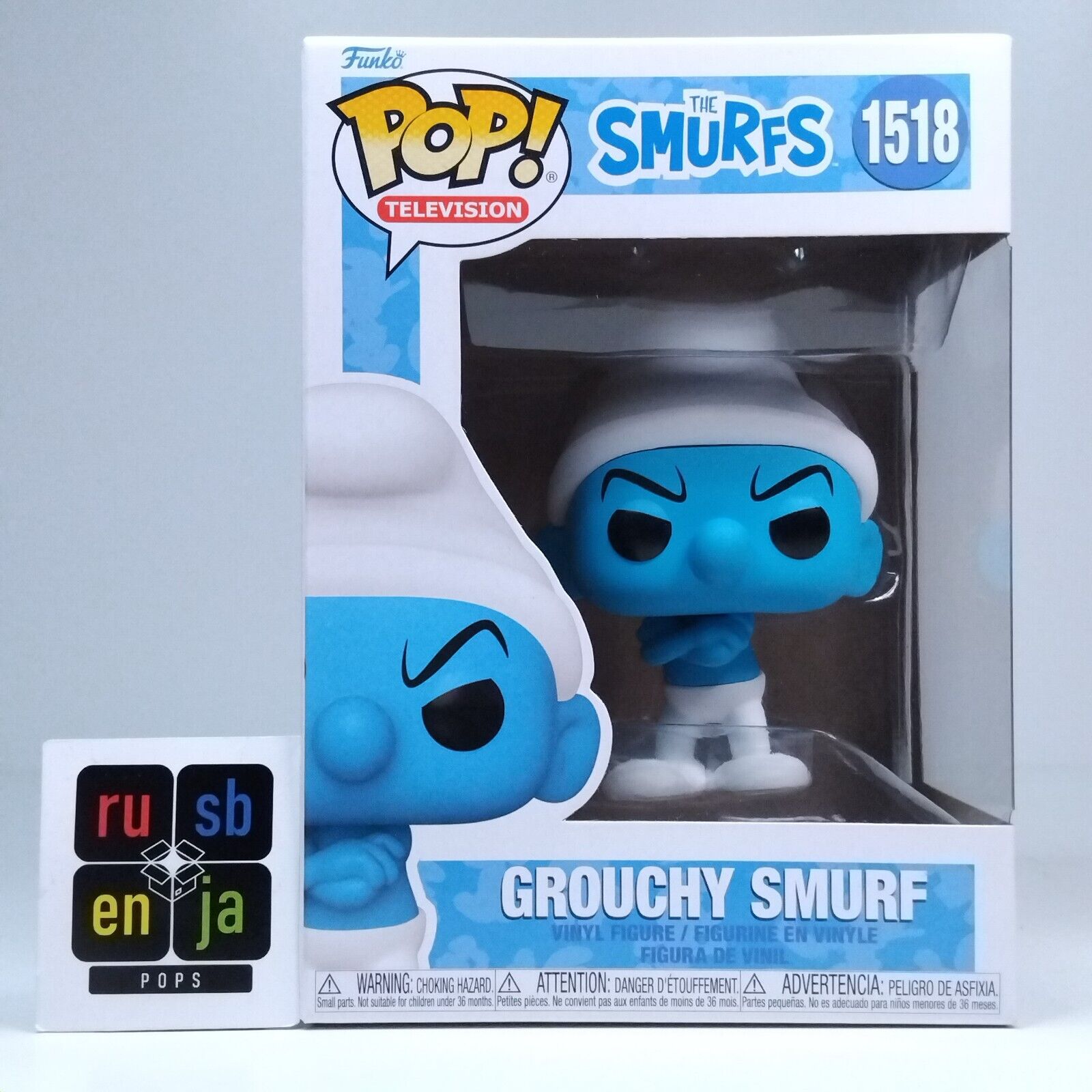 Funko Pop! TV The Smurfs Grouchy Smurf #1518