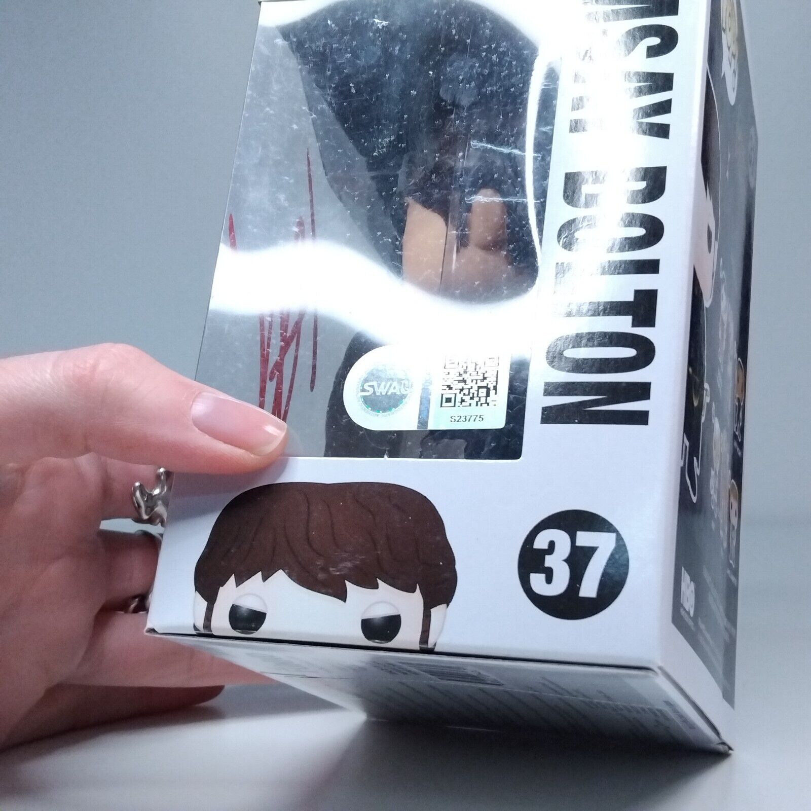 Funko Pop! TV Game of Thrones Ramsay Bolton Signed Iwan Rheon COA #37 WS