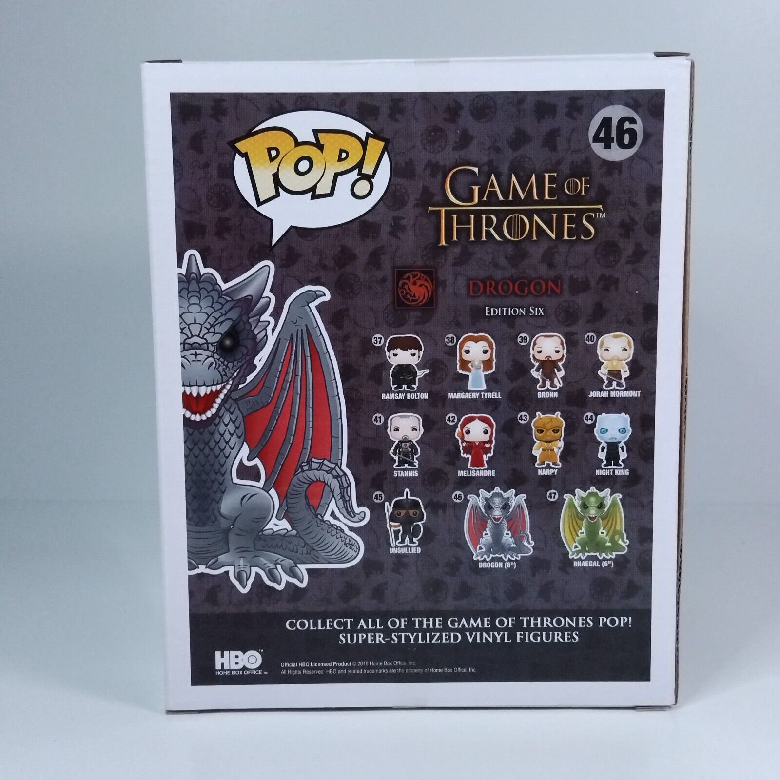 Funko Pop! TV Game of Thrones 6" Inch Dragon Drogon Exclusive #46