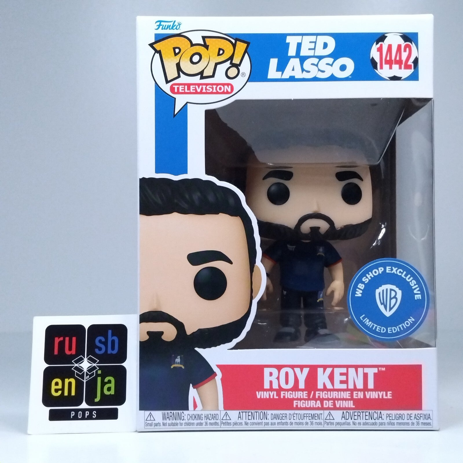 Funko Pop! TV Ted Lasso Roy Kent WB Shop Exclusive #1442