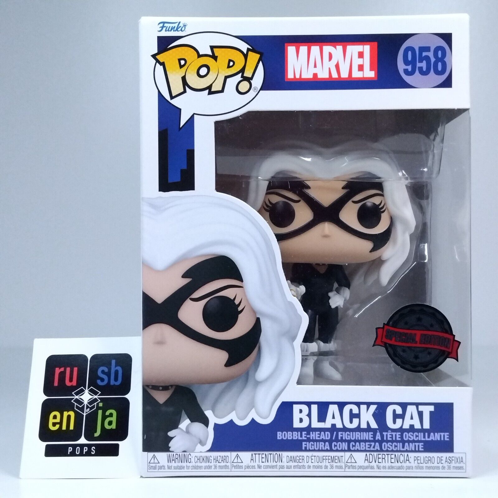 Funko Pop! Marvel Spider-Man Black Cat Special Edition #958