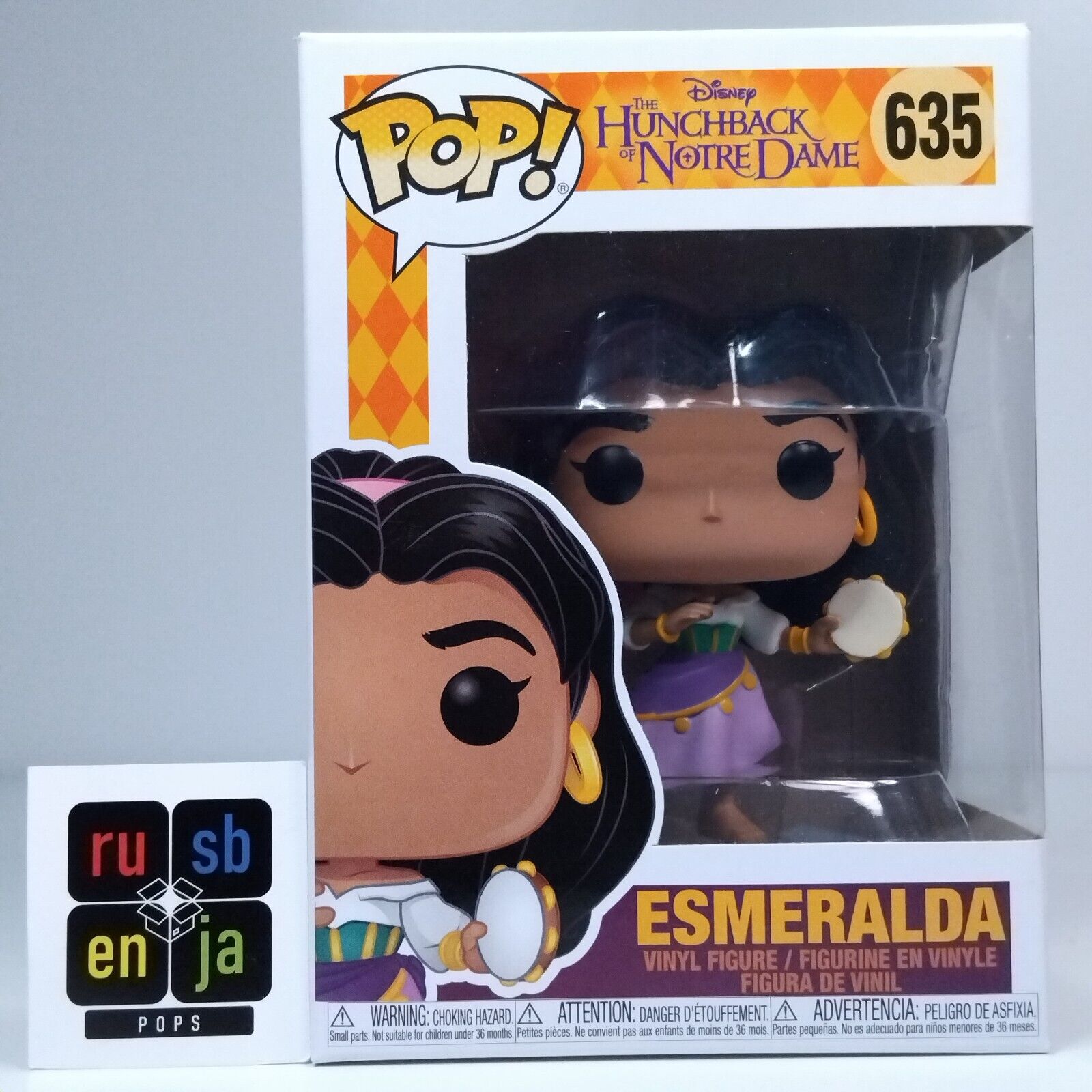 Funko Pop! Disney The Hunchback of Notre Dame Esmeralda #635