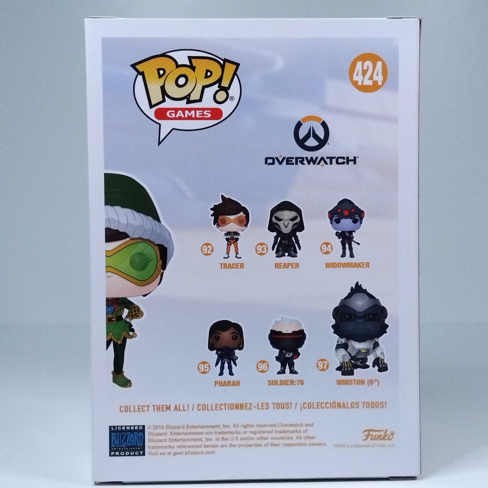 Funko Pop! Games Overwatch Tracer Green #424