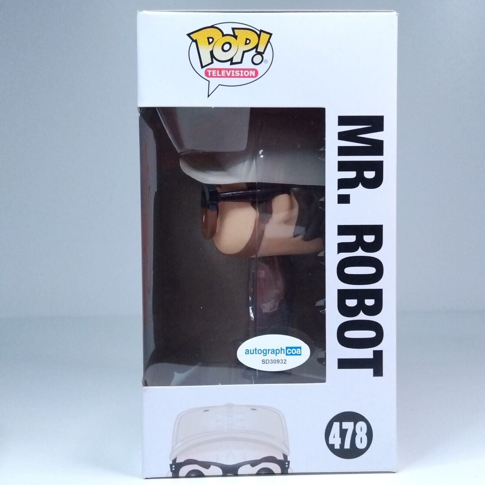 Funko Pop! TV Mr. Robot Signed Christian Slater COA #478 WS