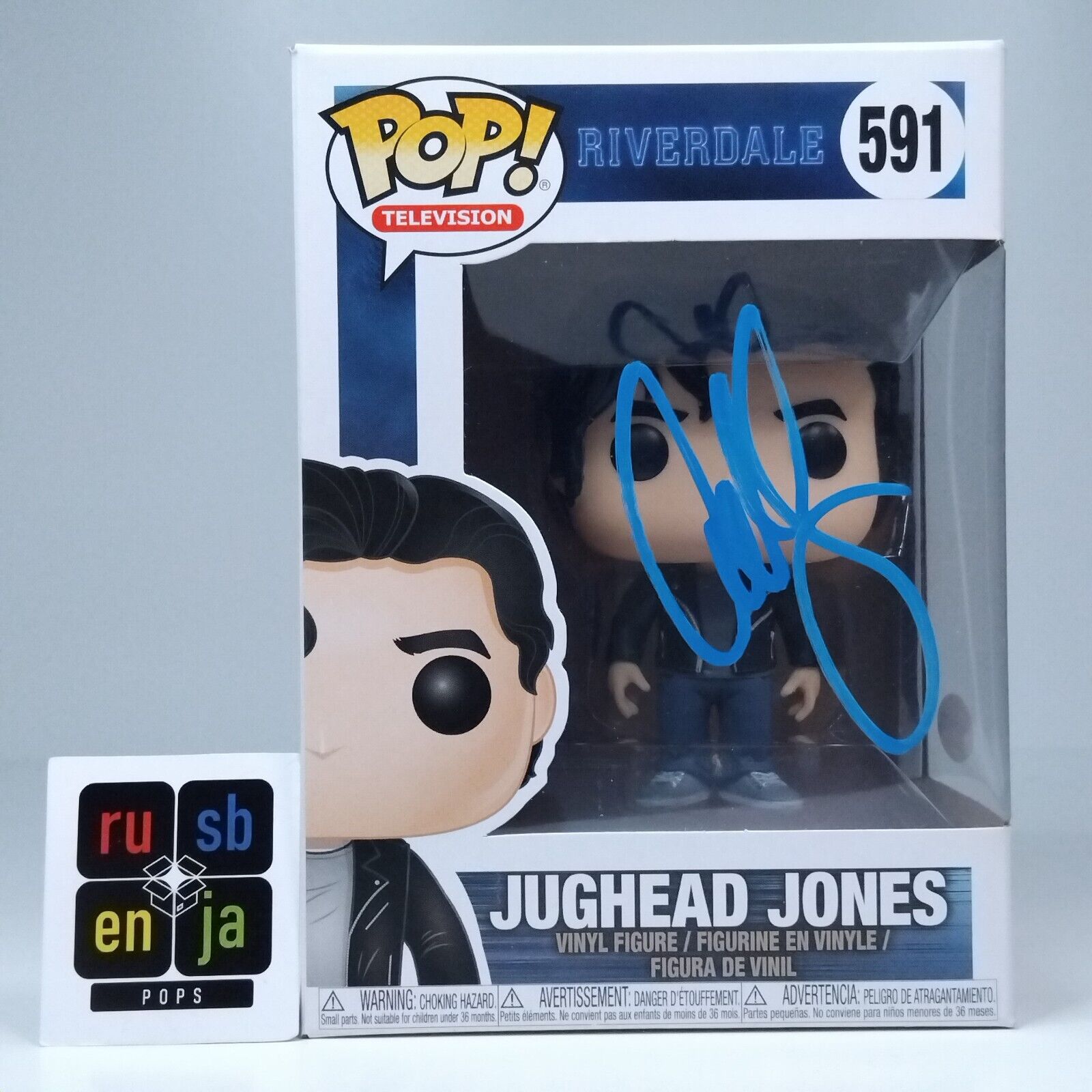 Funko Pop! TV Riverdale Jughead Jones Signed Cole Sprouse COA #591 WS