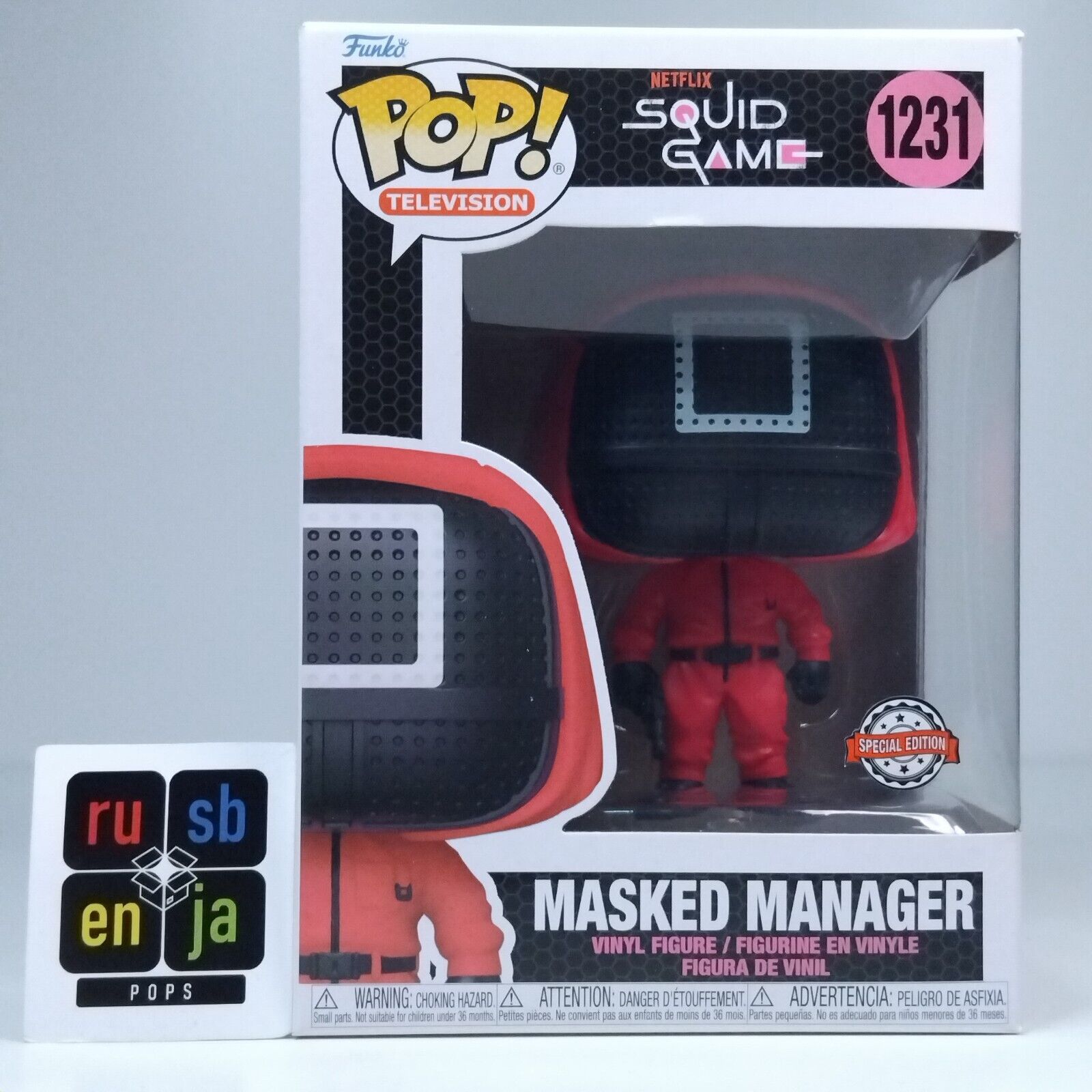 Funko Pop! TV Squid Games Masked Manager Special Edition #1231