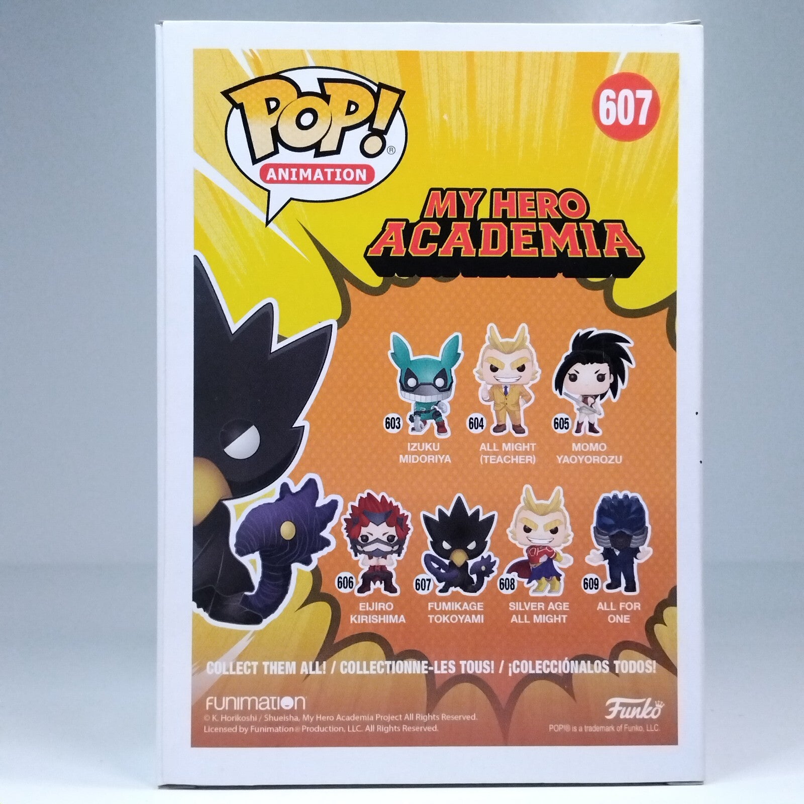 Funko Pop! Anime MHA My Hero Academia Fumikage Tokoyami Metallic #607