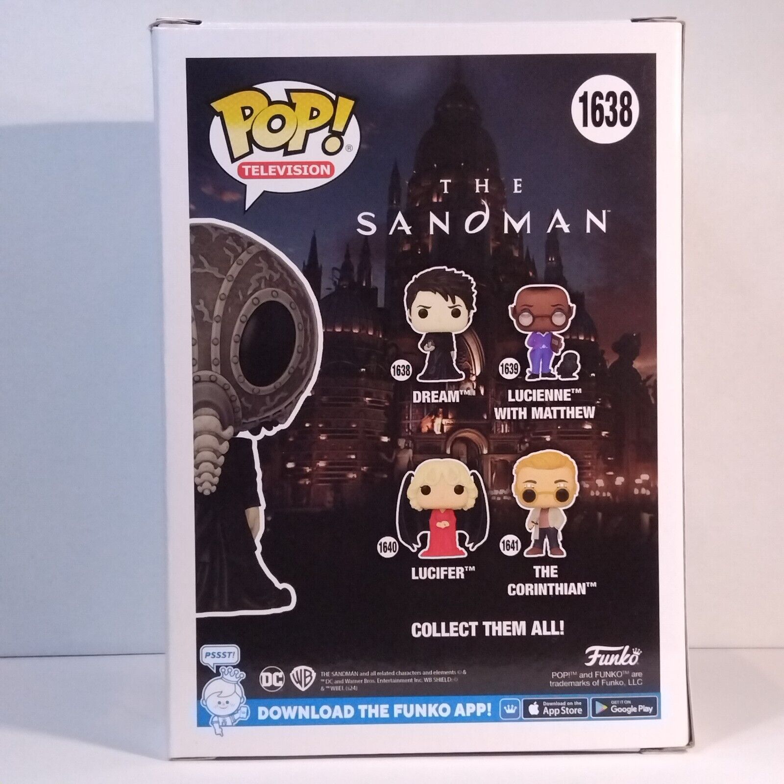 Funko Pop! TV The Sandman Dream Chase Signed Tom Sturridge COA #1638 WS