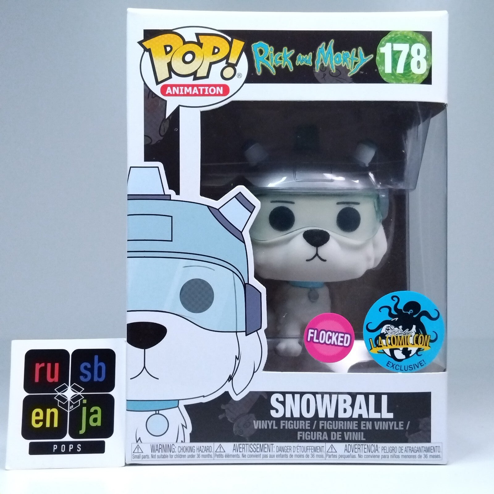 Funko Pop! Animation Rick and Morty - Snowball Flocked LA Comic Con #178