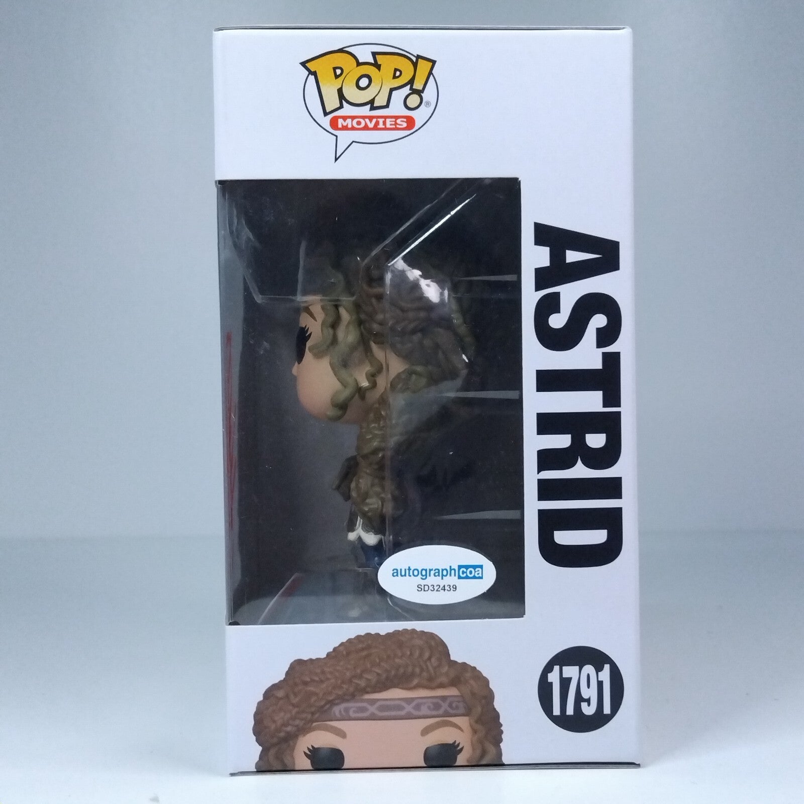 Funko Pop! How to Train Your Dragon Astrid Signed Nico Parker COA #1791 WS