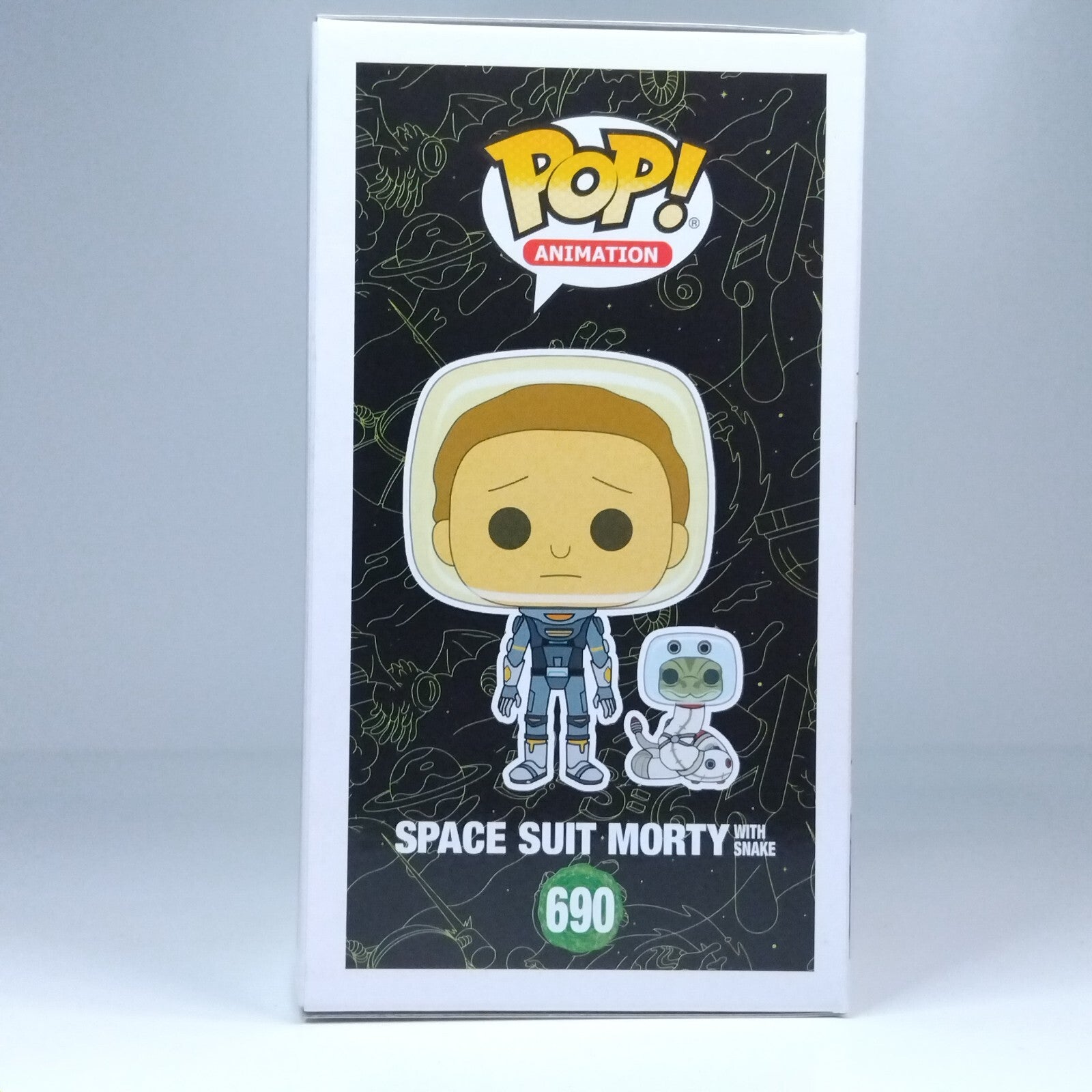 Funko Pop! Animation Rick and Morty - Space Suit Morty with Snake #690