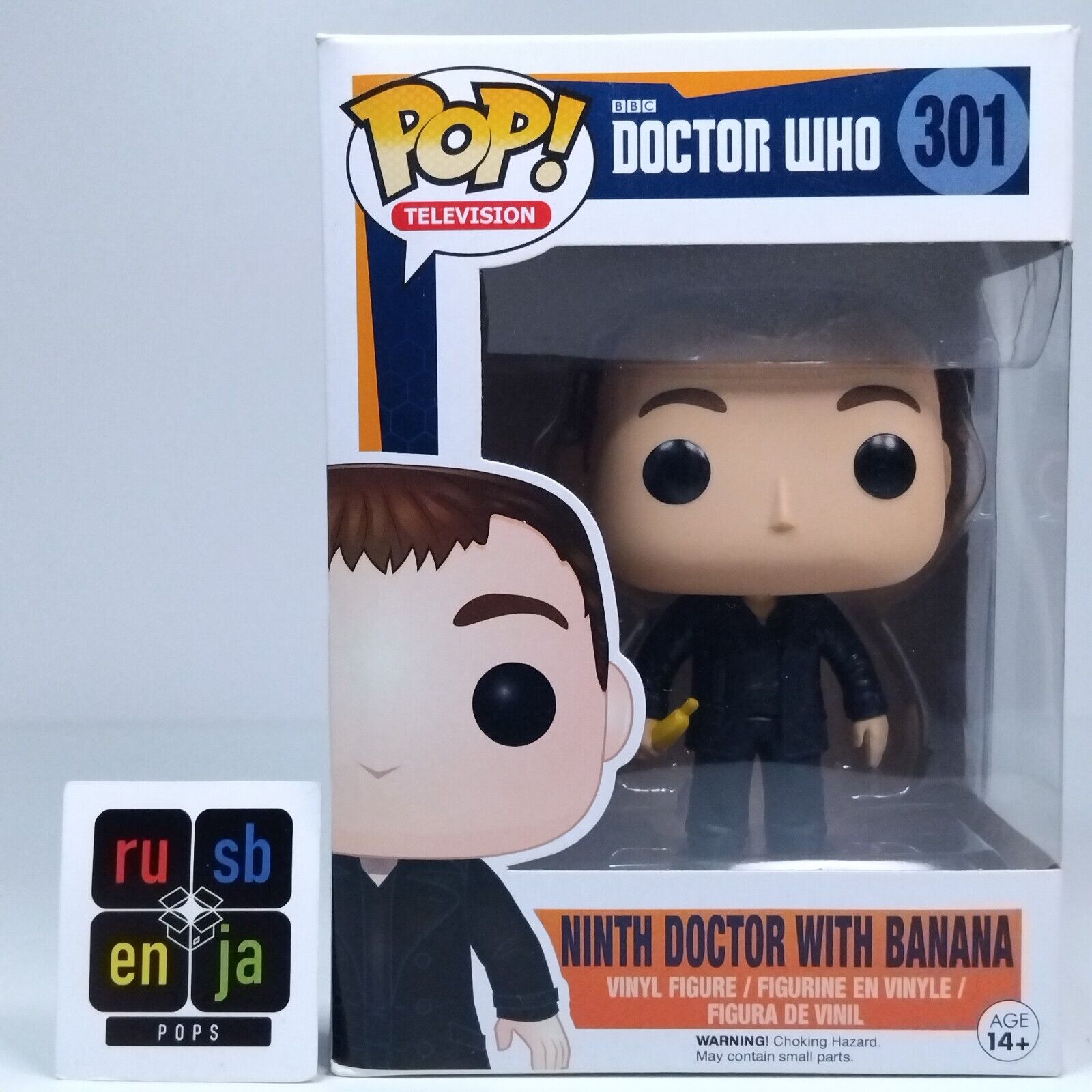 Funko Pop! TV Doctor Who Ninth Doctor With Banana #301