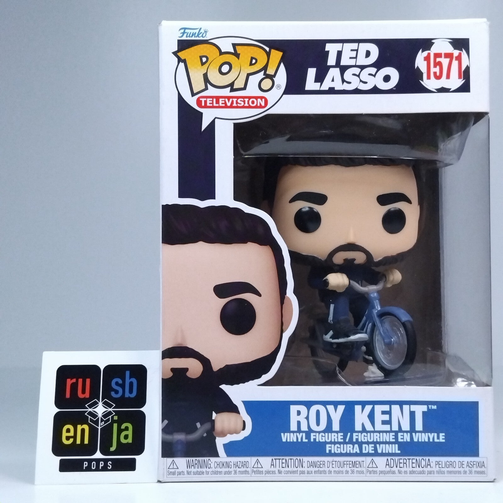 Funko Pop! TV Ted Lasso Roy Kent on Bike #1571