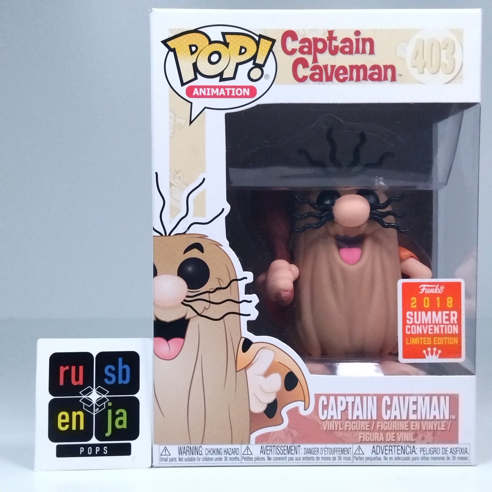 Funko Pop! Animation Captain Caveman Limited Edition #403