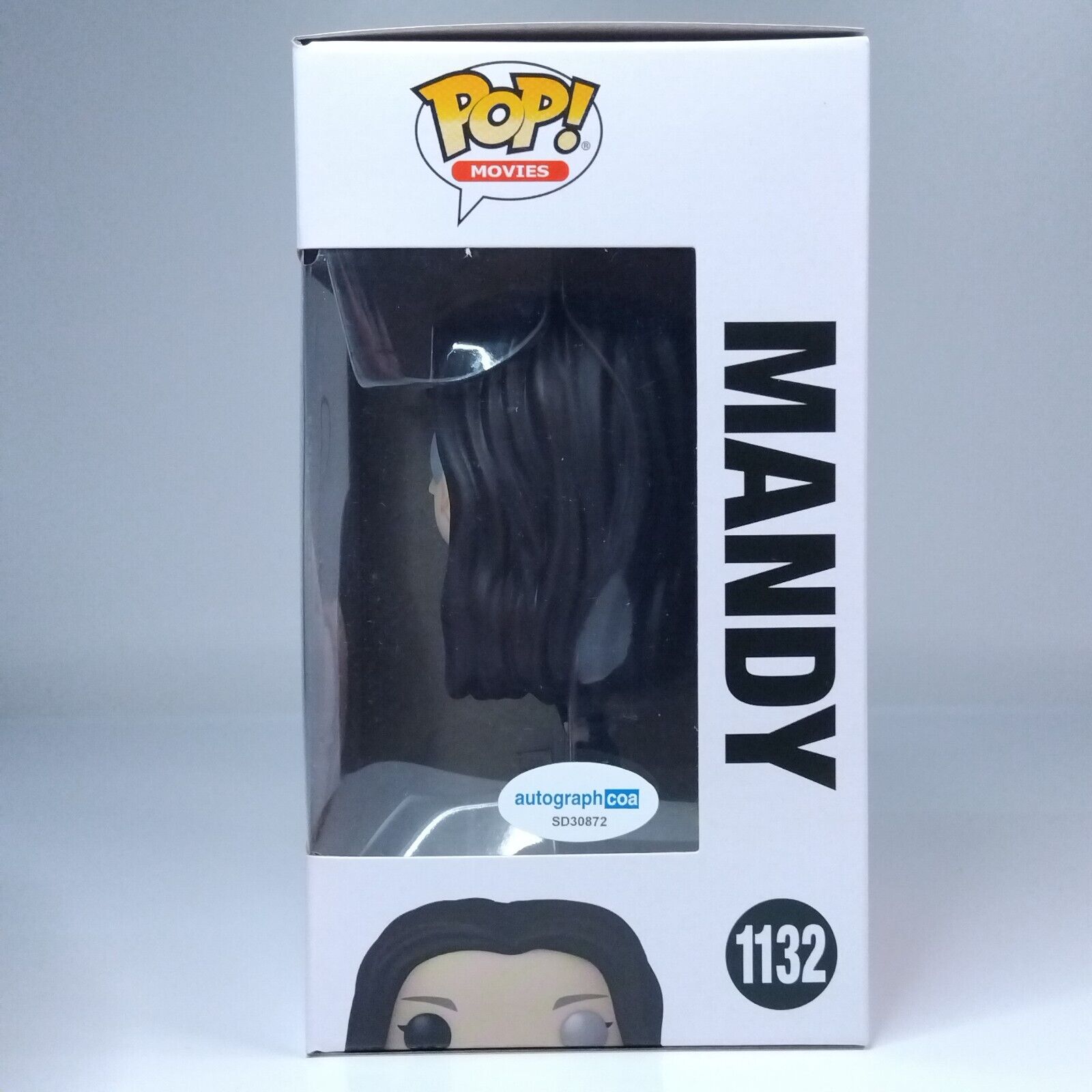 Funko Pop! Movies Horror Mandy Signed Andrea Riseborough COA #1132 WS