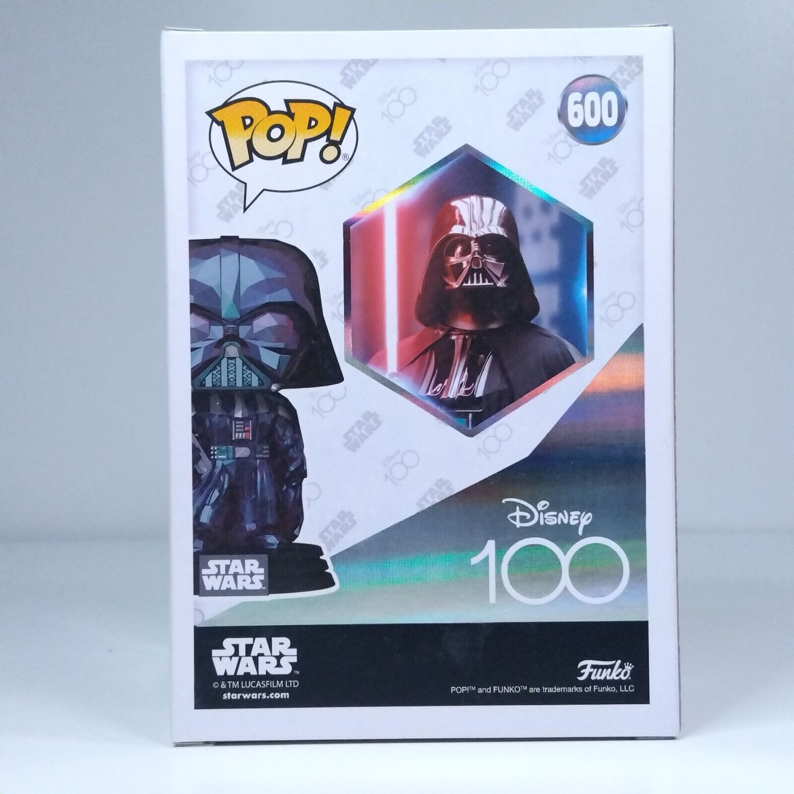 Funko Pop! Star Wars Disney 100 Darth Vader Exclusive #600