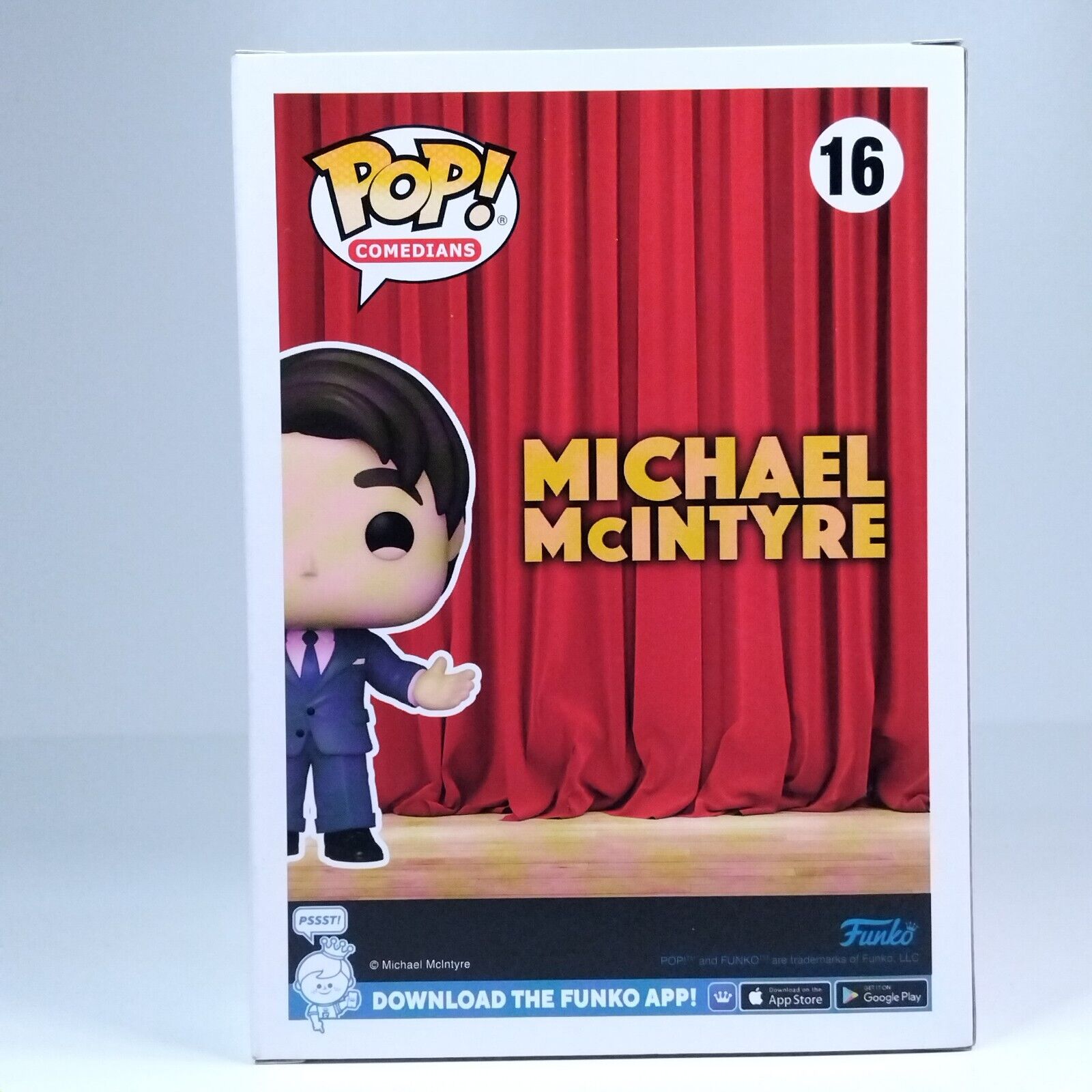 Funko Pop! Comedians Michael McIntyre Signed COA #16