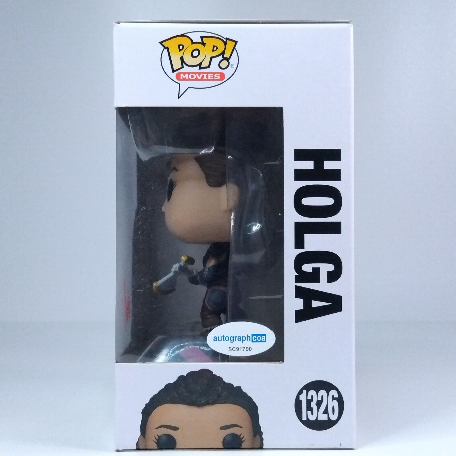 Funko Pop! Movies Dungeons Dragons Holga Signed Michelle Rodriguez COA #1326 WS