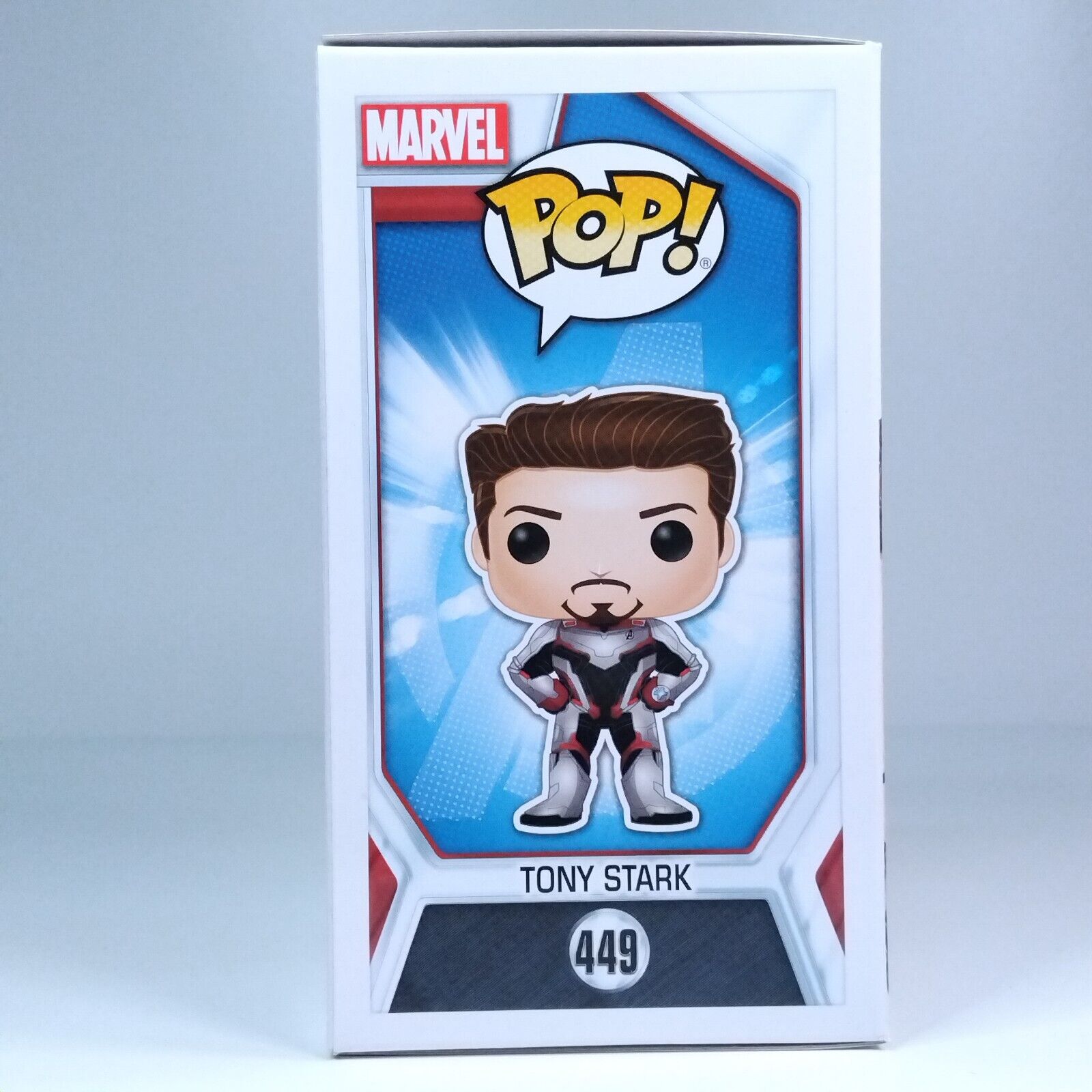 Funko Pop! Marvel Avengers Tony Stark Signed Joe Russo Director COA #449 WS