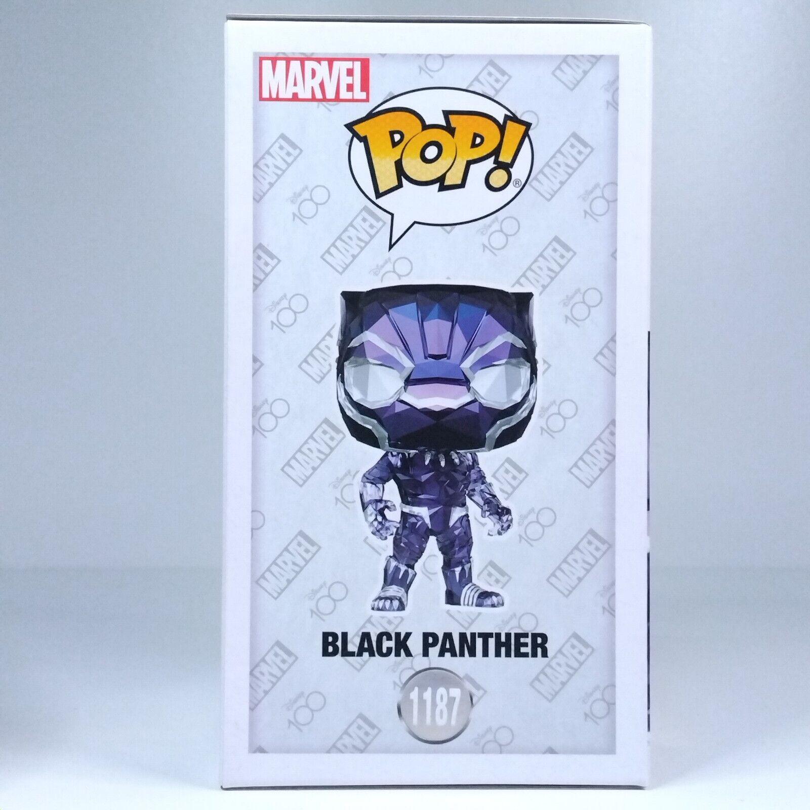 Funko Pop! Marvel Disney 100 Black Panther Facet Exclusive #1187