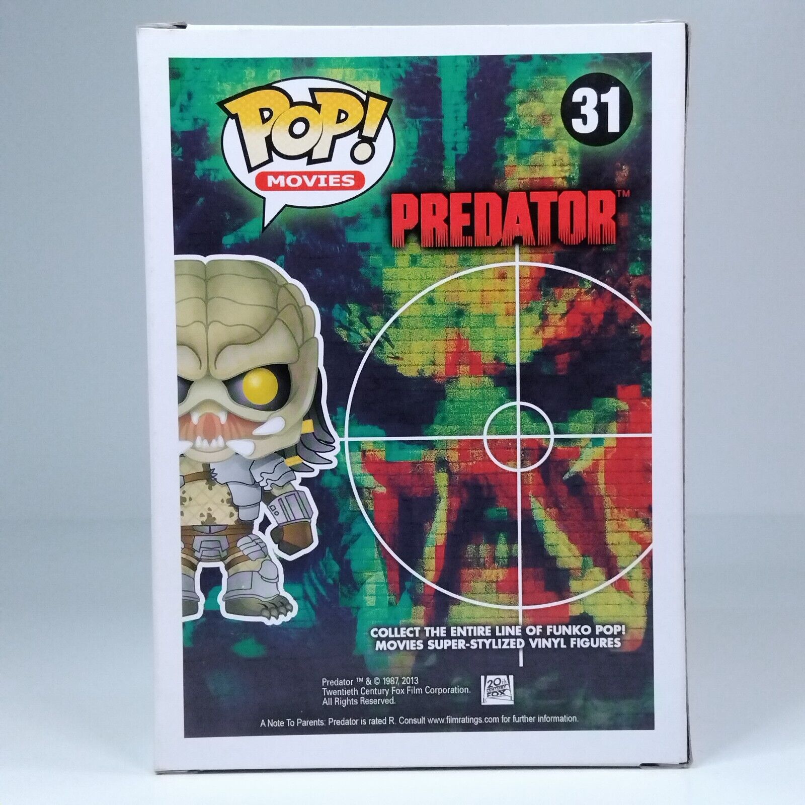 Funko Pop! Movies Predator Signed Lance Henriksen COA #31 BOX DAMAGE