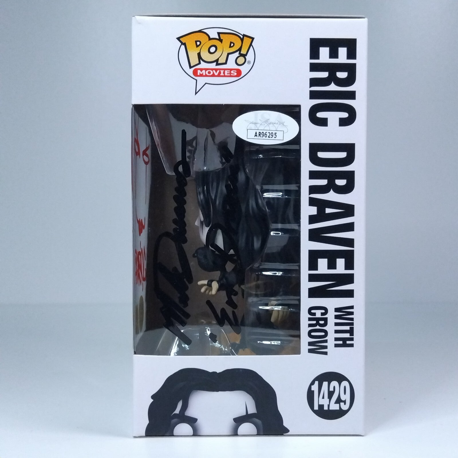 Funko Pop! The Crow Eric Draven Signed James O'Barr & Mark Dacascos COA #1429