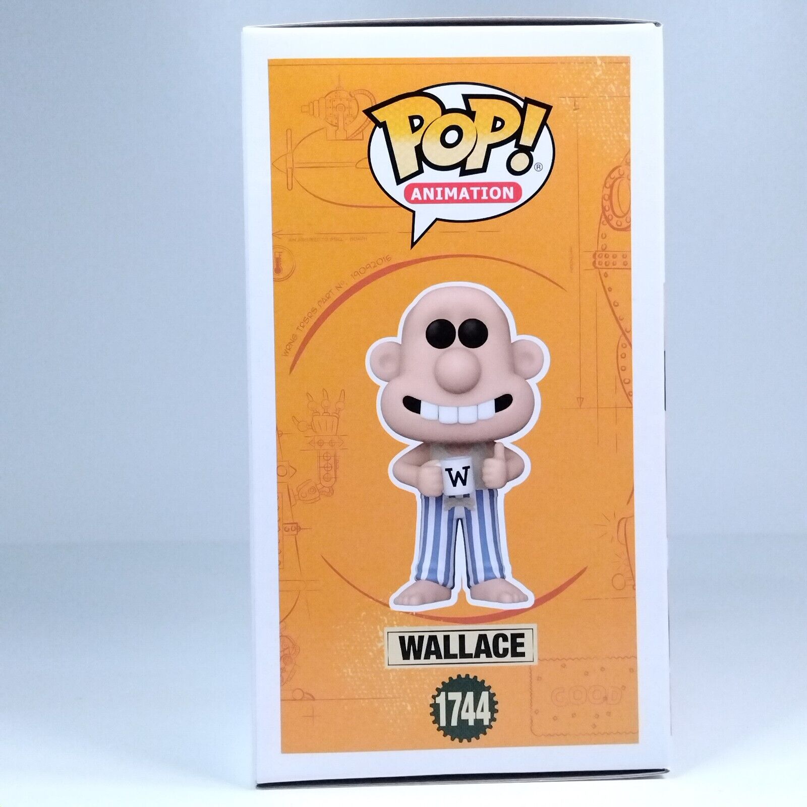 Funko Pop! Animation Wallace & Gromit Signed Nick Park COA #1744 WS