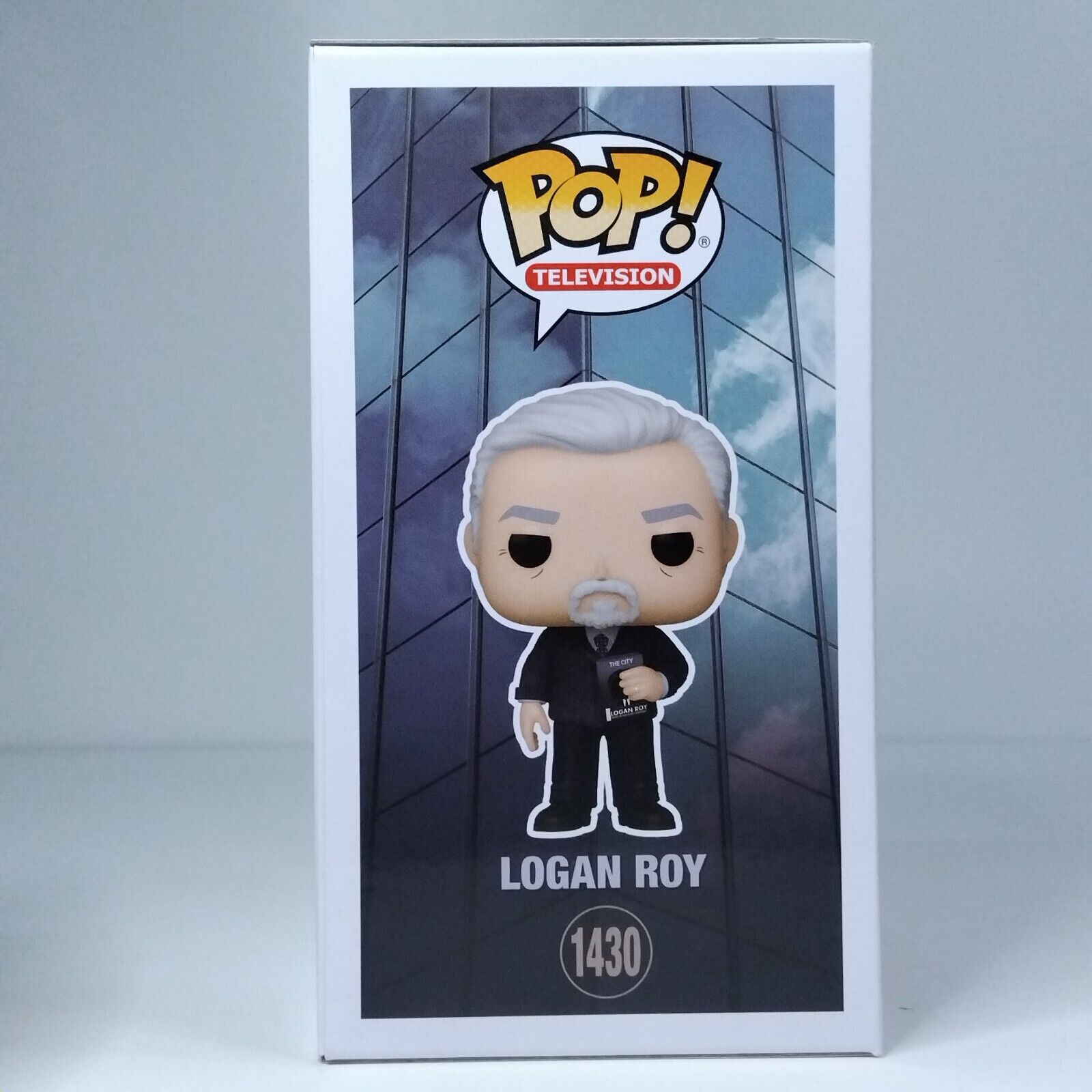 Funko Pop! TV Succession Logan Roy Signed Brian Cox COA #1430 WS