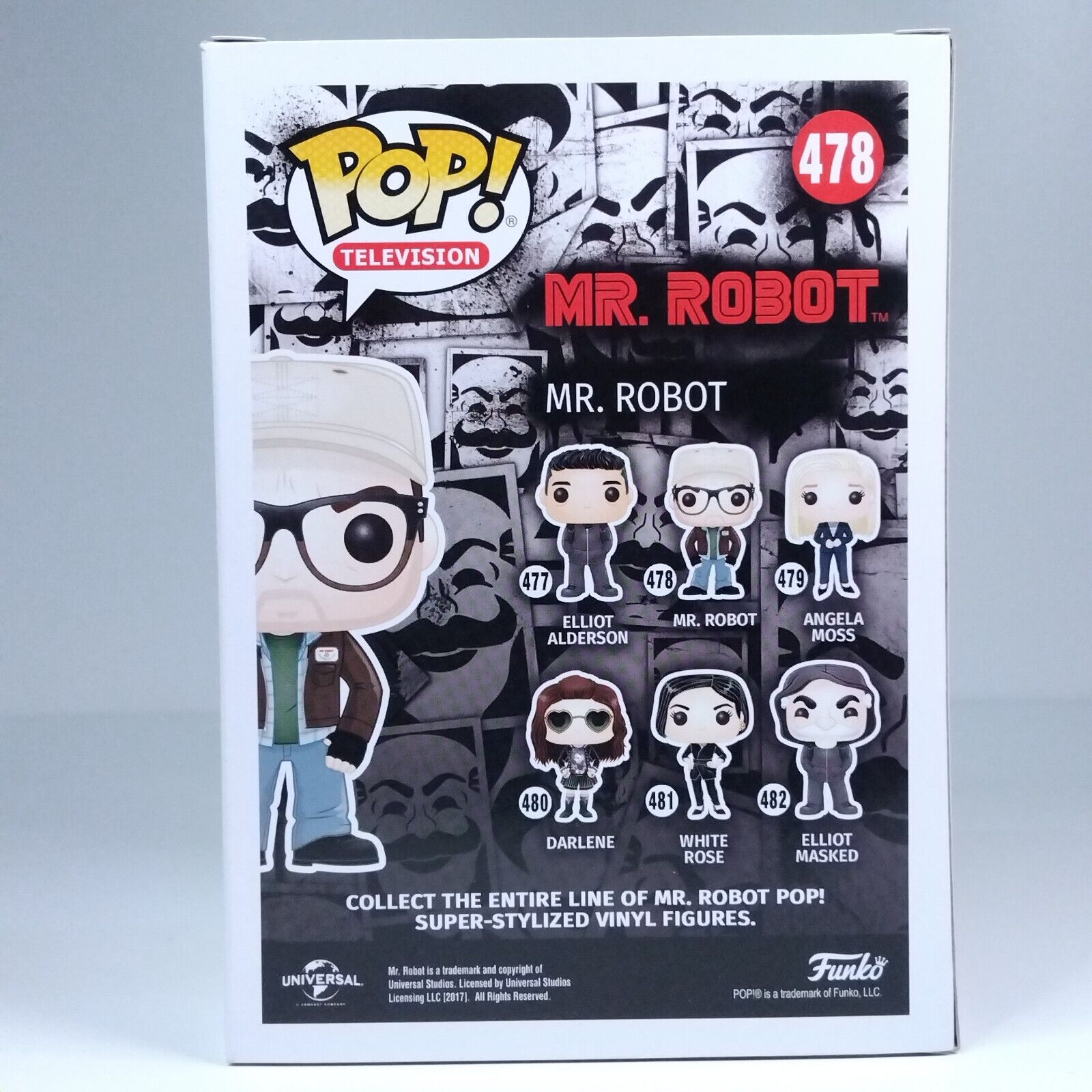 Funko Pop! TV Mr. Robot Signed Christian Slater COA #478 WS