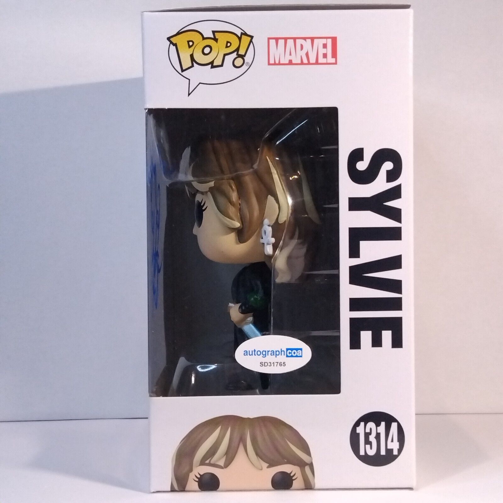 Funko Pop! Marvel Loki Sylvie Signed Sophia Di Martino COA #1314 WS