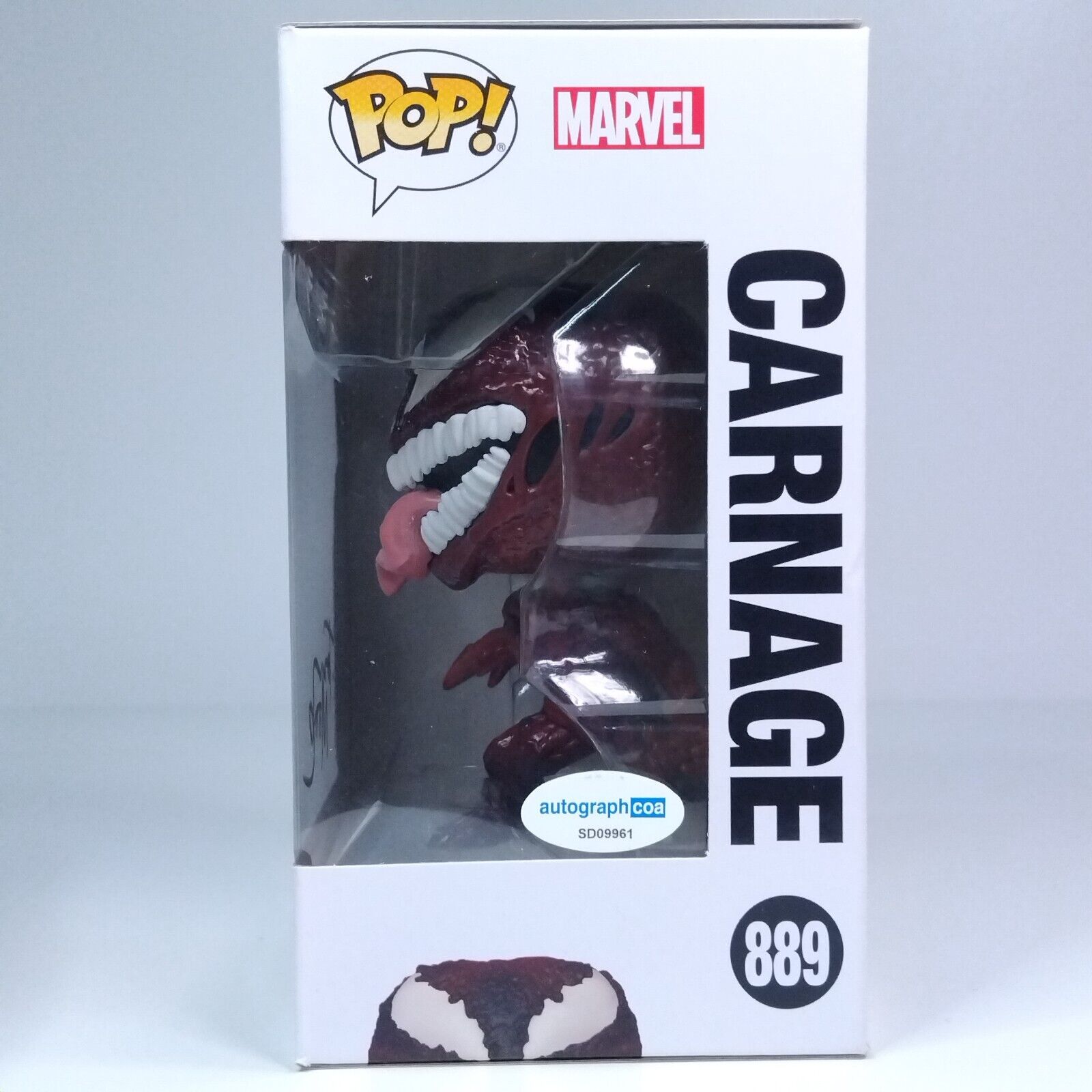 Funko Pop! Marvel Venom Let There Be Carnage Signed Tony Moore COA #889