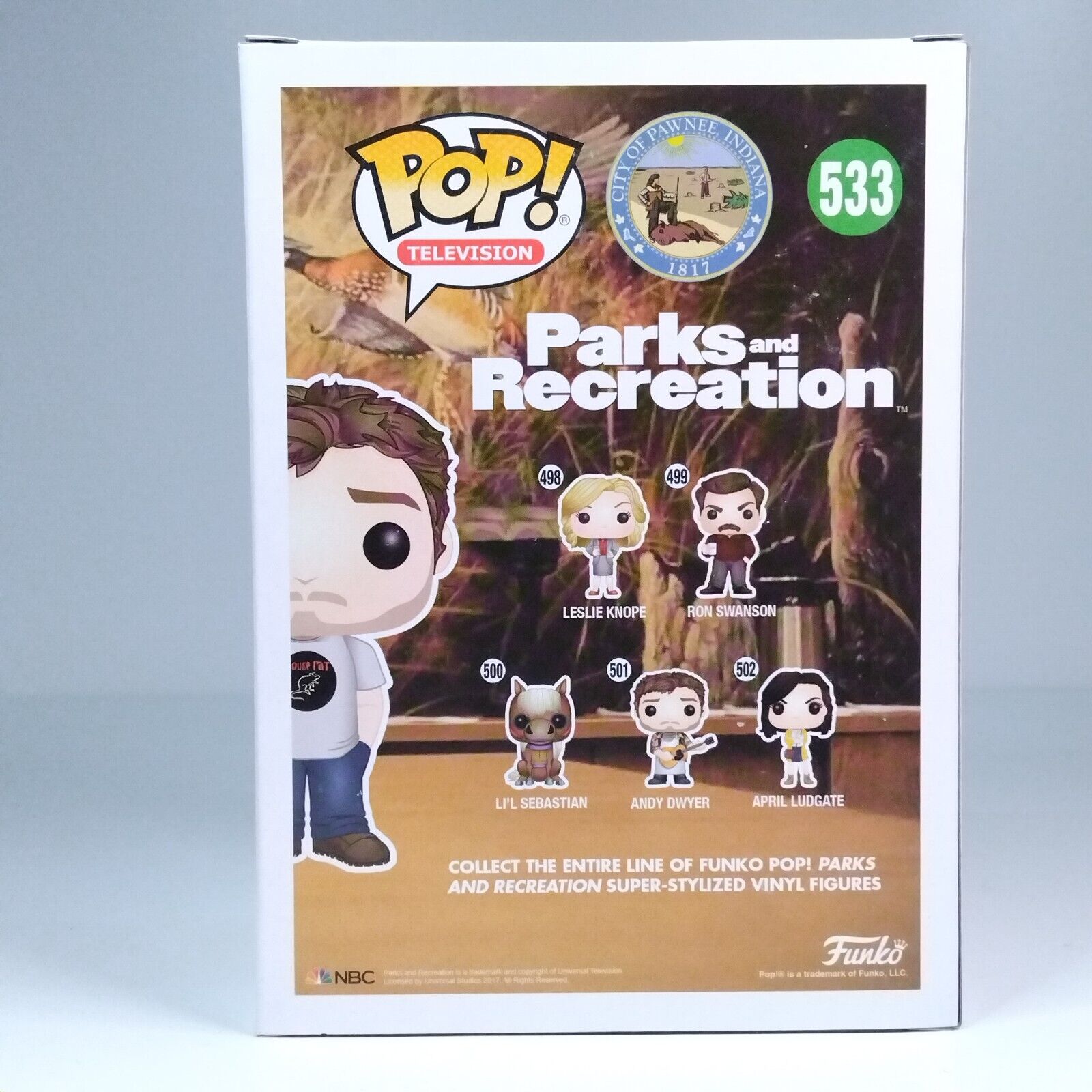 Funko Pop! TV Parks & Recreation Andy Dwyer Mouse Rat Fugitive Toys 500 Pcs #533