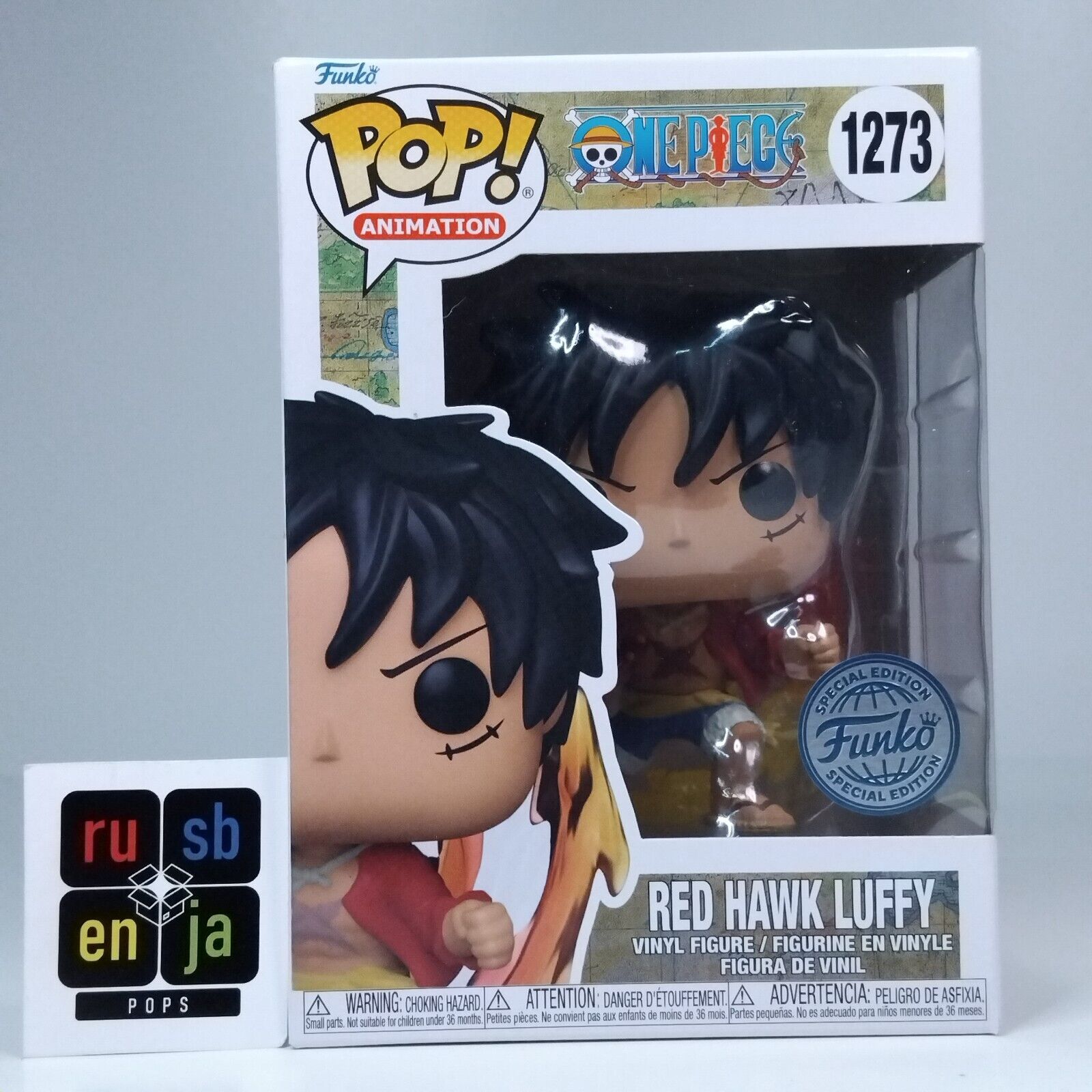 Funko Pop! Anime One Piece Red Hawk Luffy Special Edition #1273