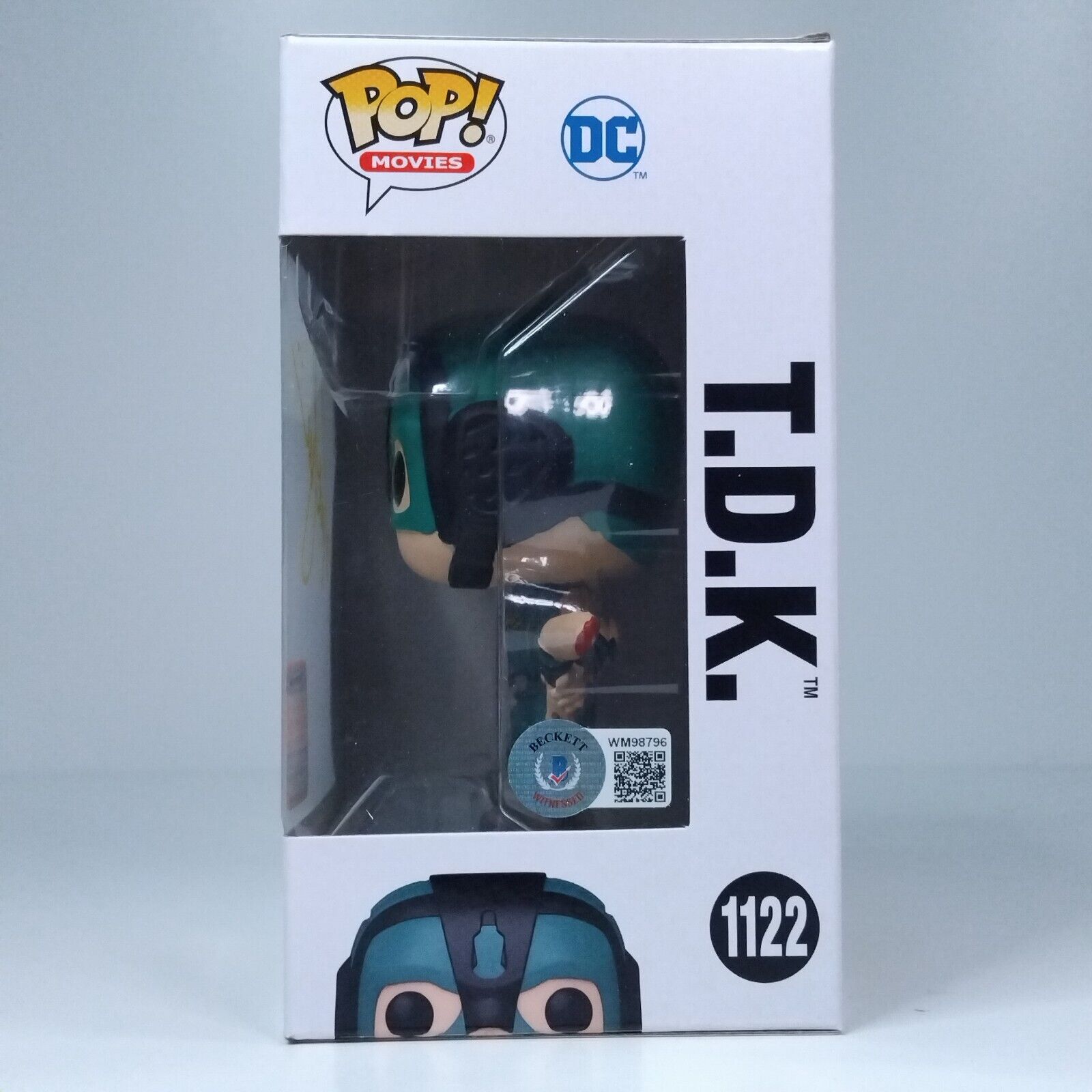 Funko Pop! DC Heroes Suicide Squad TDK T.D.K. Signed Nathan Fillion COA #1122