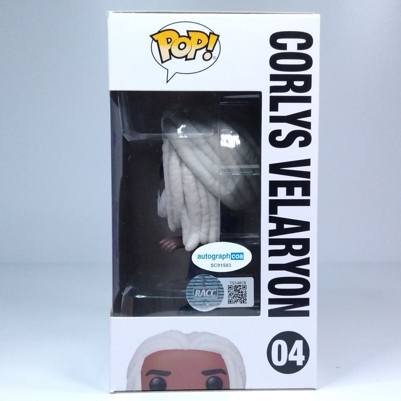 Funko Pop! TV House of Dragon Corlys Velaryon Signed Steve Toussaint COA #04 WS