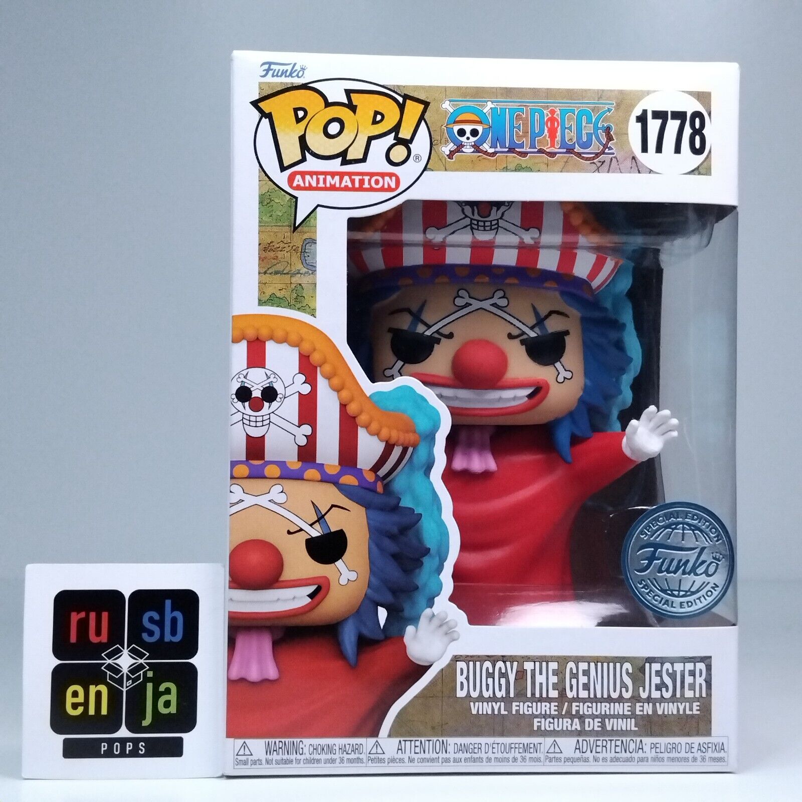 Funko Pop! Anime One Piece Buggy the Genius Jester Special Edition #1778