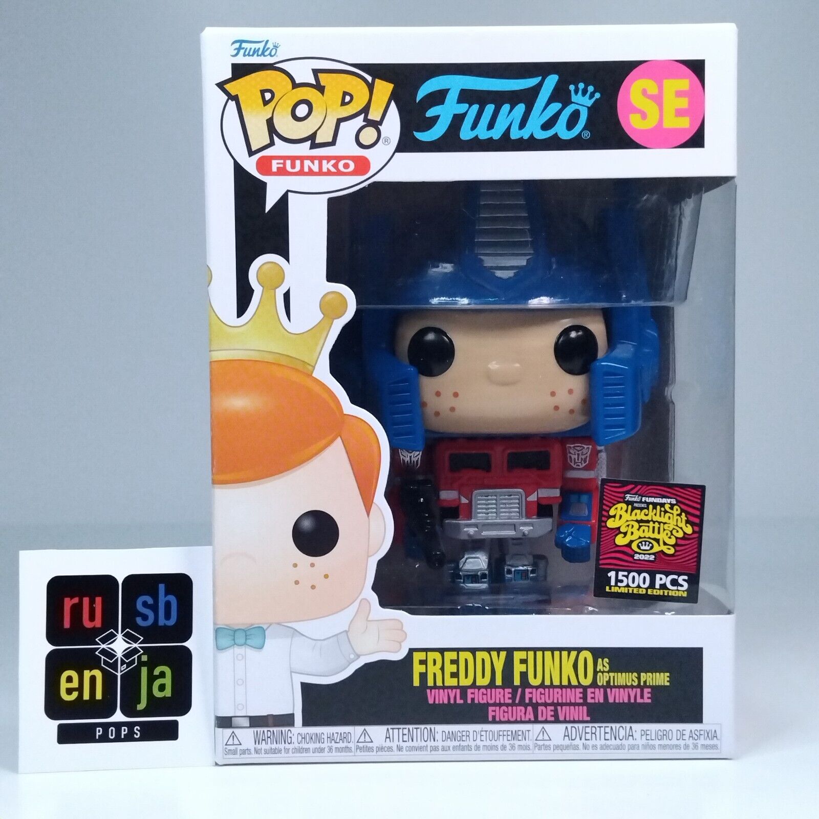 Funko Pop! Retro Toys Movies Transformers Freddy Funko as Optimus Prime #SE