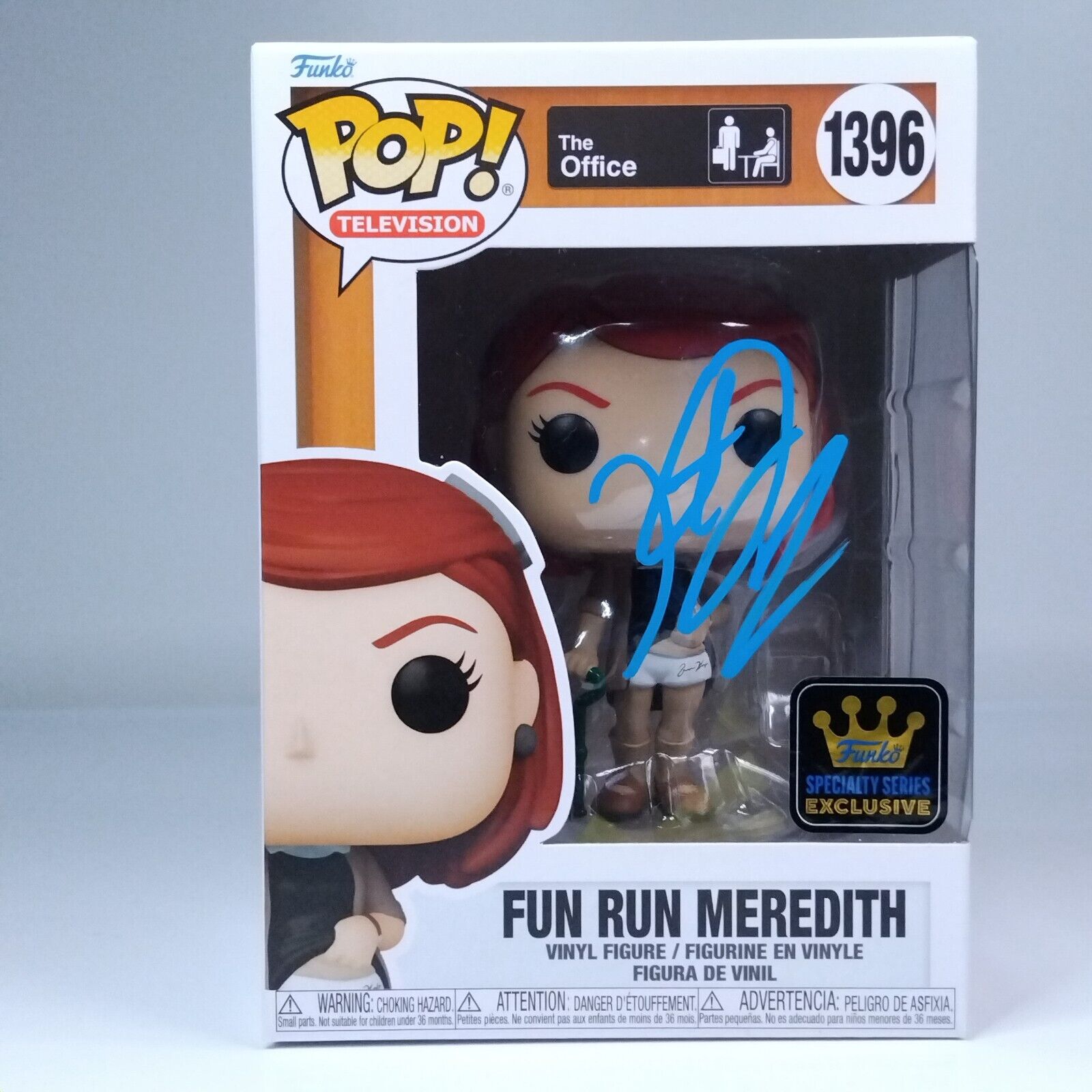 Funko Pop! TV The Office US Meredith Signed Kate Flannery COA #1396 WS