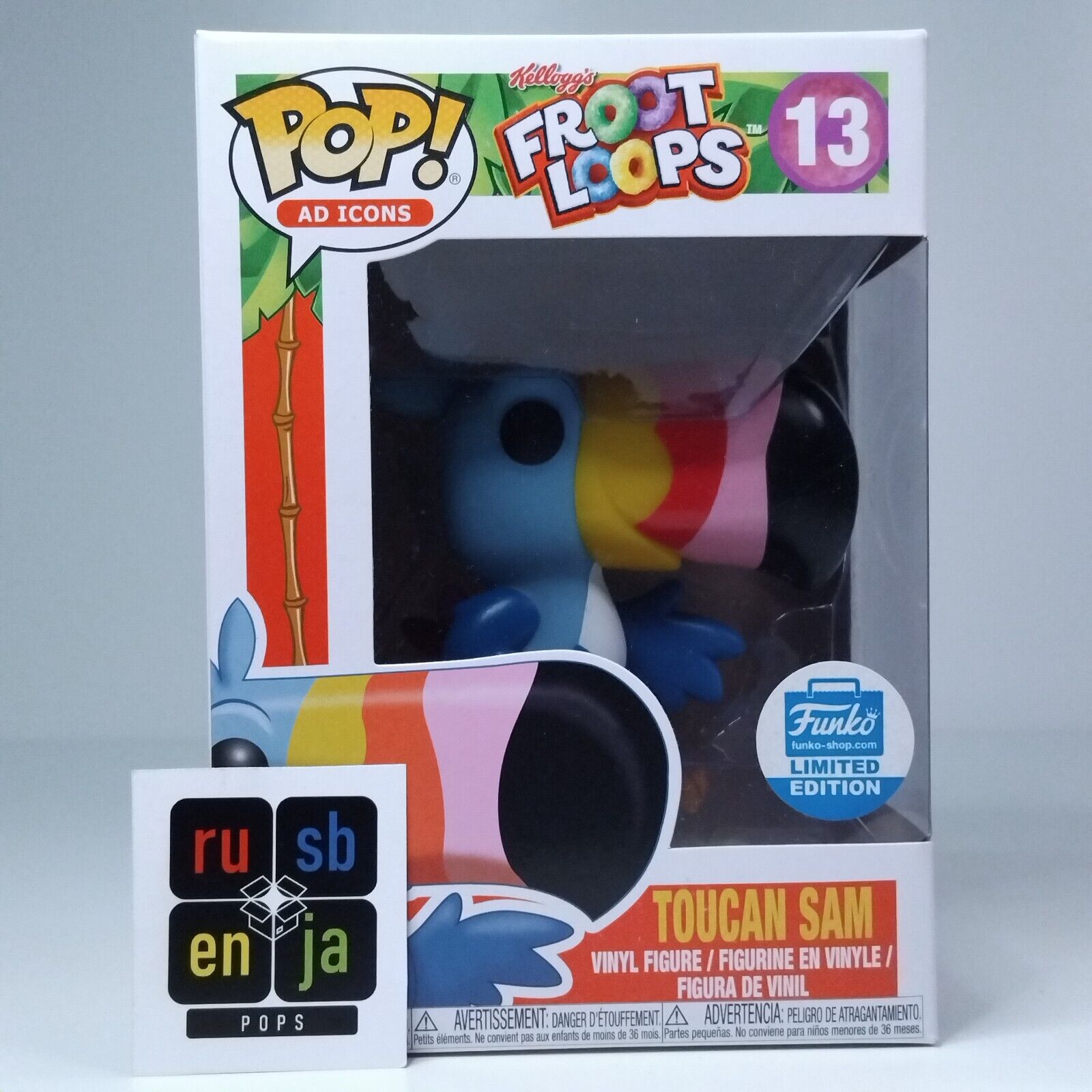 Funko Pop! Ad Icons Kellogg's Froot Loops Toucan Sam Limited Edition #13