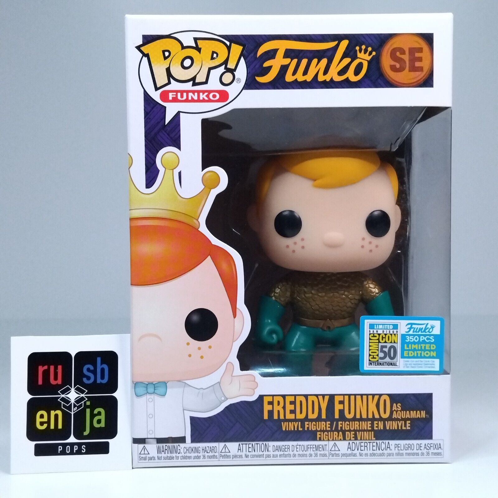 Funko Pop! DC Heroes Freddy Funko as Aquaman SDCC 350 Pcs #SE