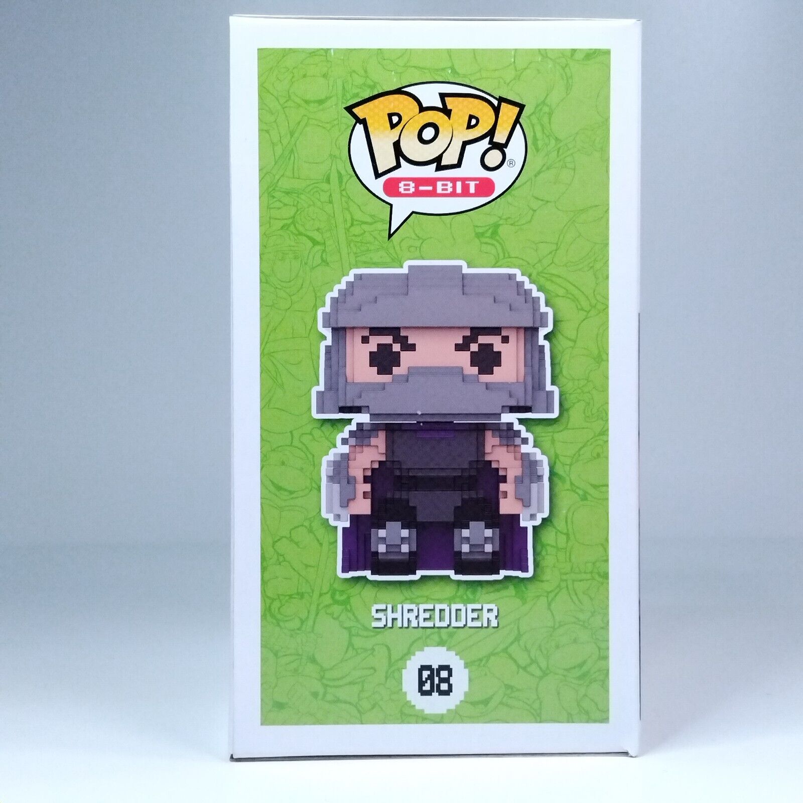 Funko Pop! 8-BIT TMNT Turtles Shredder Signed Kevin Eastman 7BAP COA #08